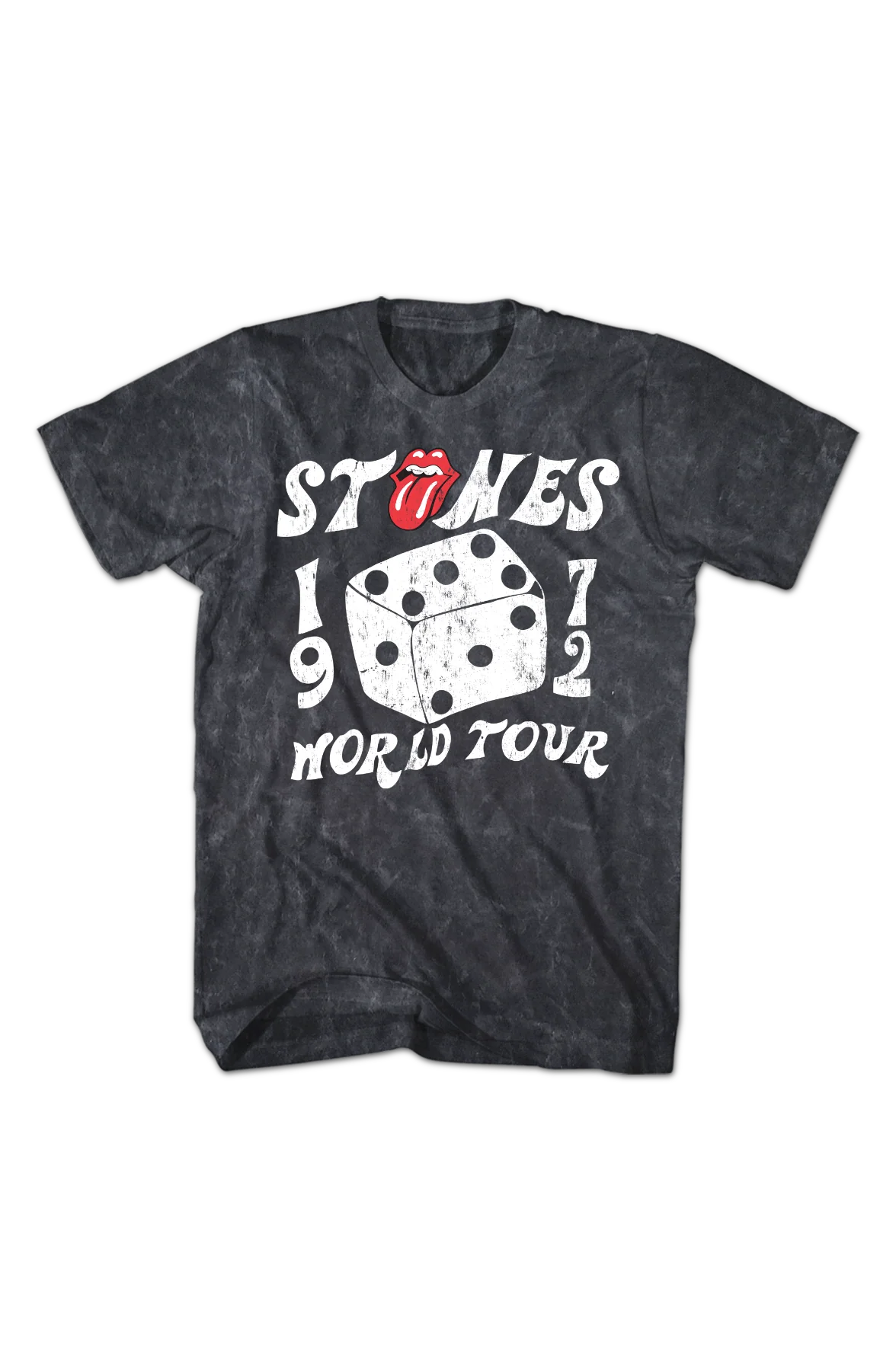 1972 World Tour Rolling Stones Mineral Wash T-Shirt - Image 2