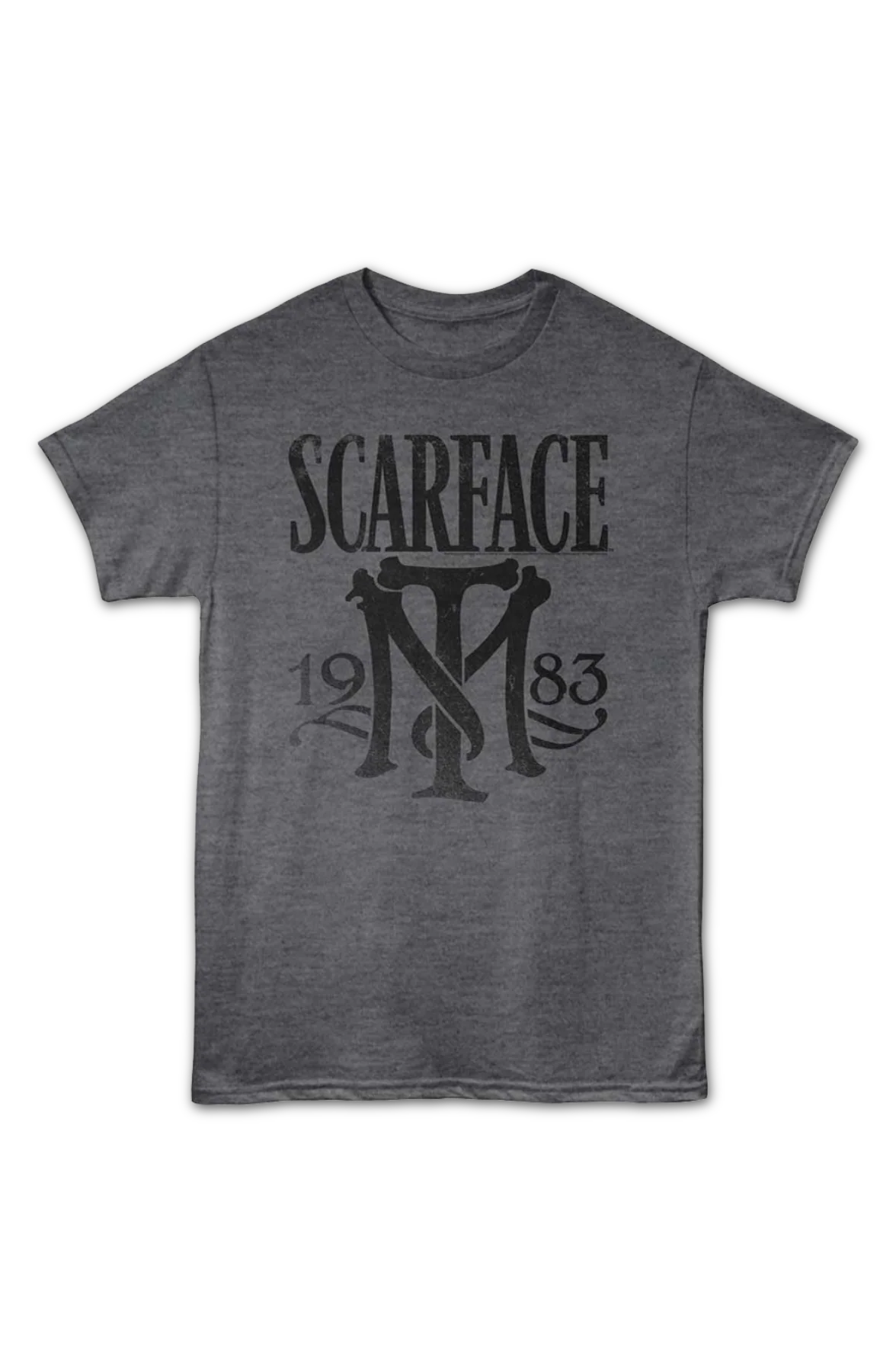 1983 Tony Montana Logo Scarface T-Shirt - Image 2