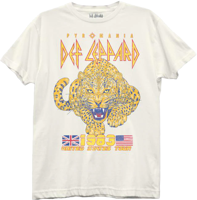 1983 United States Tour Def Leppard T-Shirt