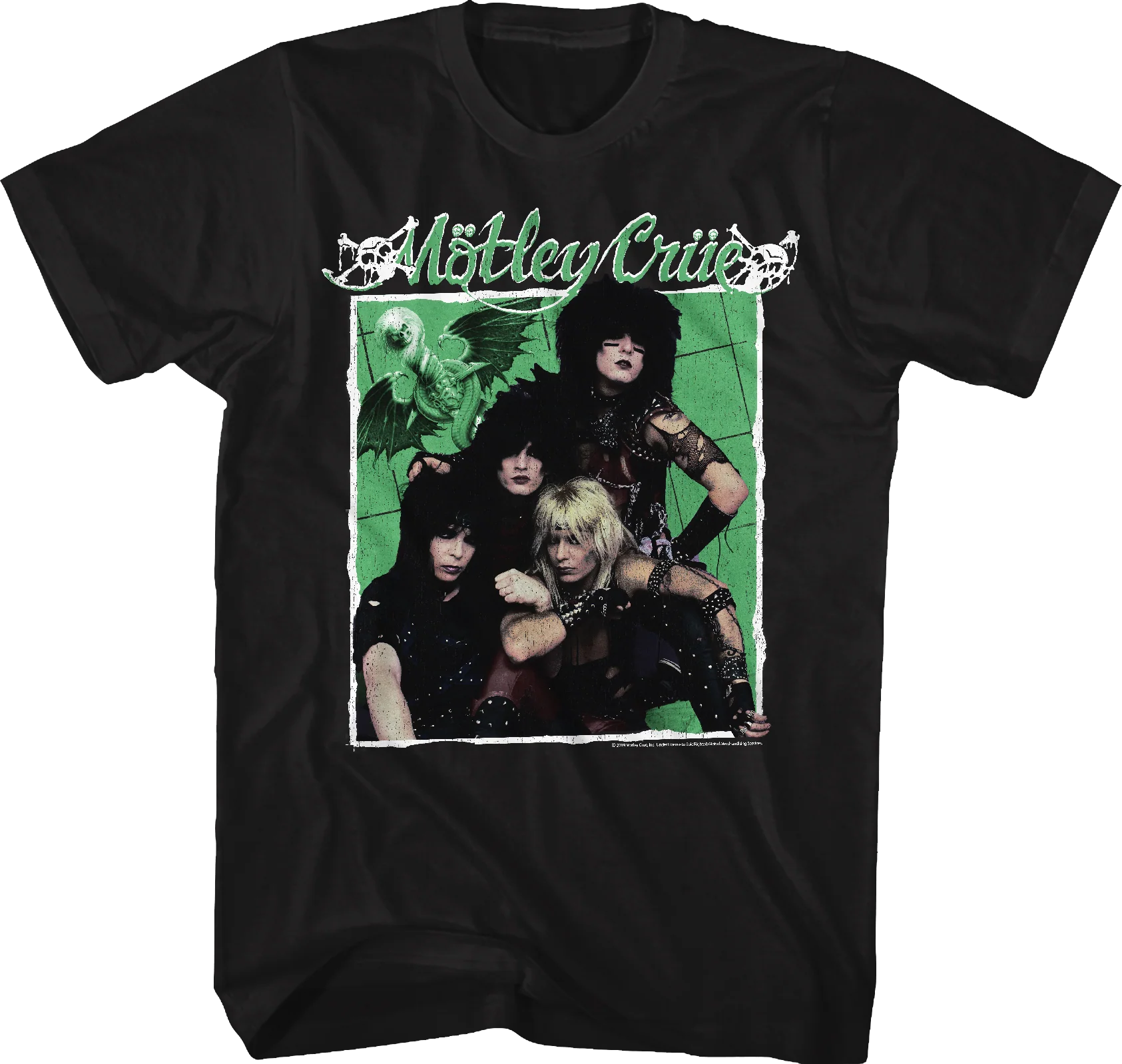 1989 Group Photo Motley Crue T-Shirt