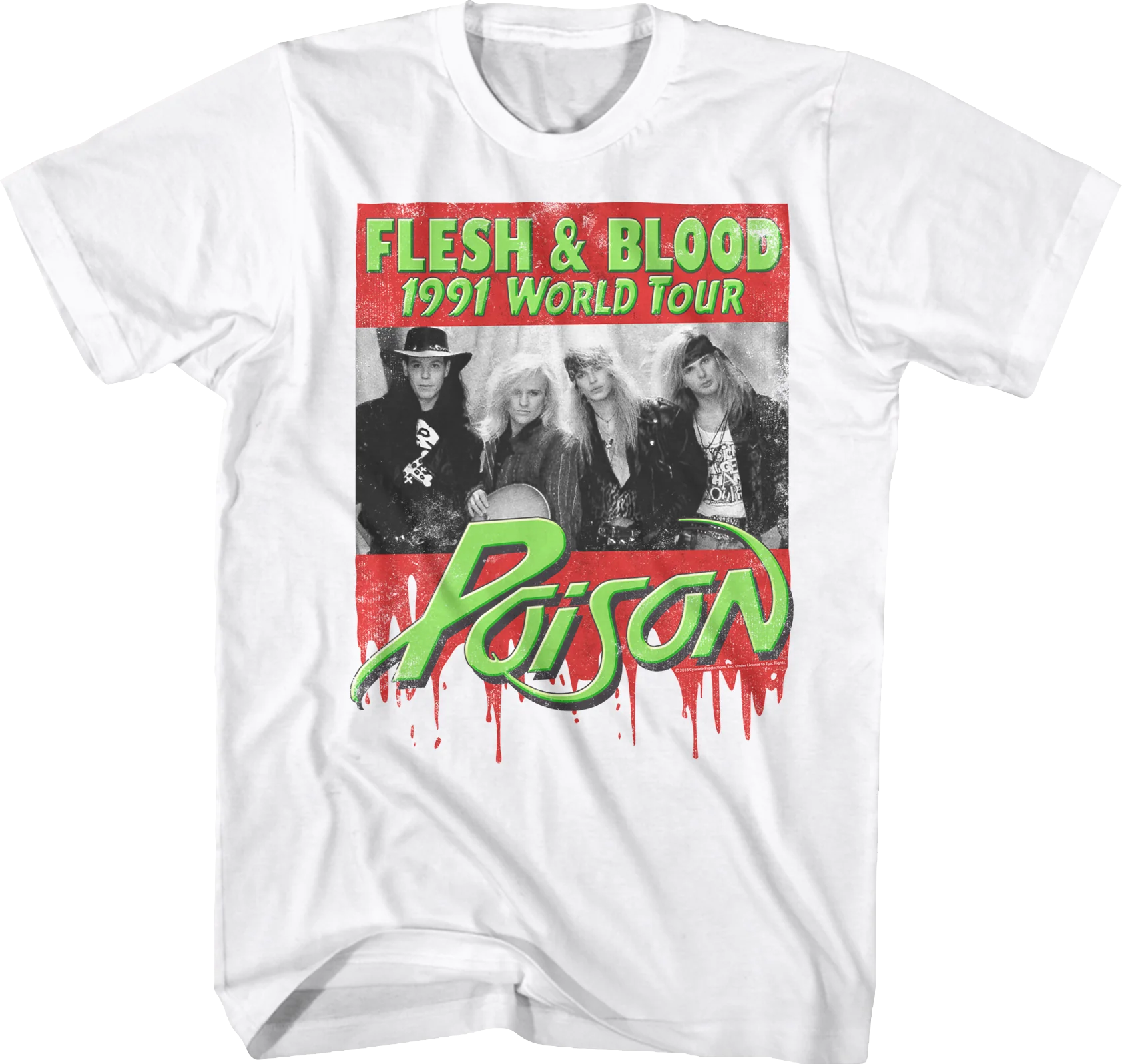 1991 World Tour Poison T-Shirt