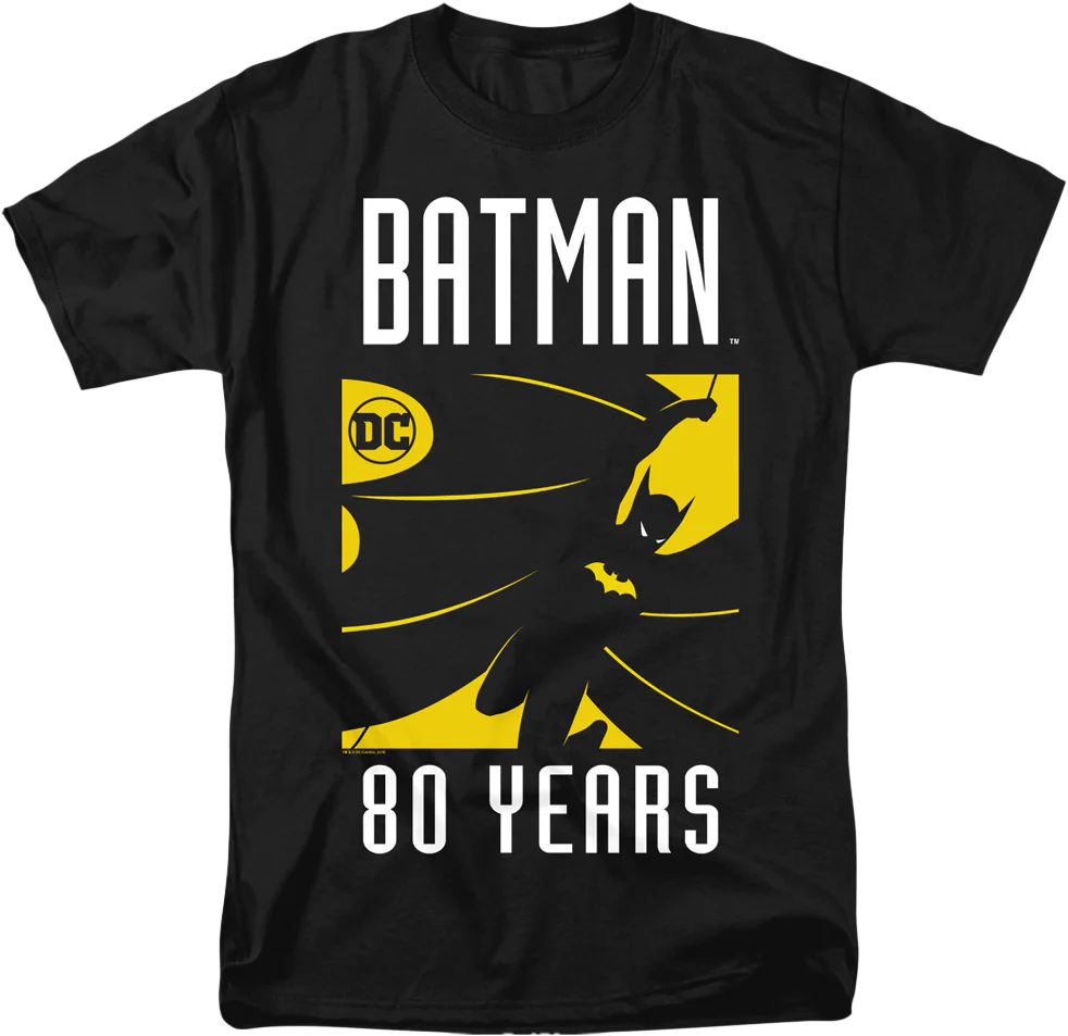80 Years Batman T-Shirt