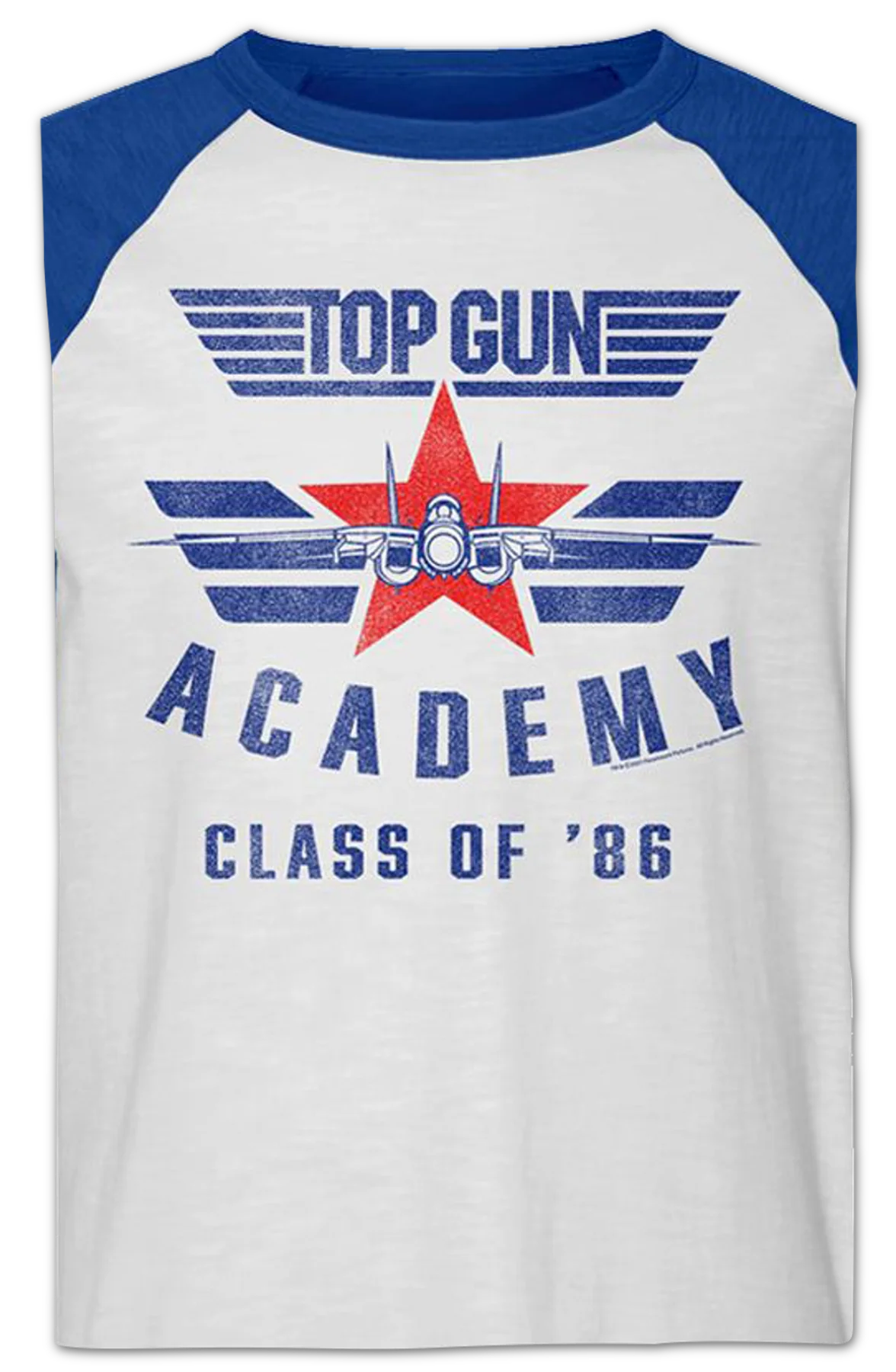 Academy Class Of '86 Top Gun Raglan Baseball Shirt - Image 2