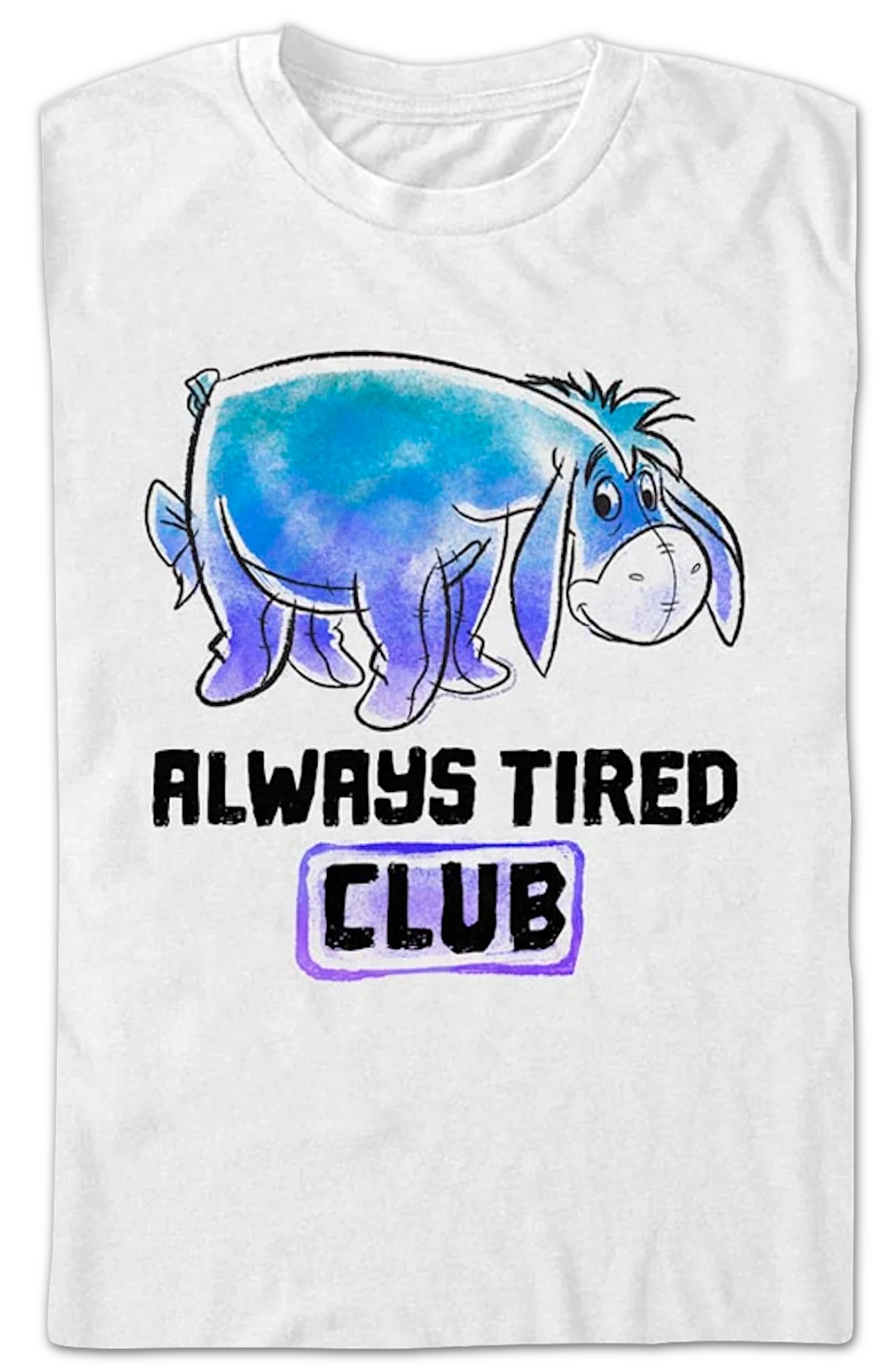 Always Tired Club Winnie The Pooh T-Shirt - Image 2
