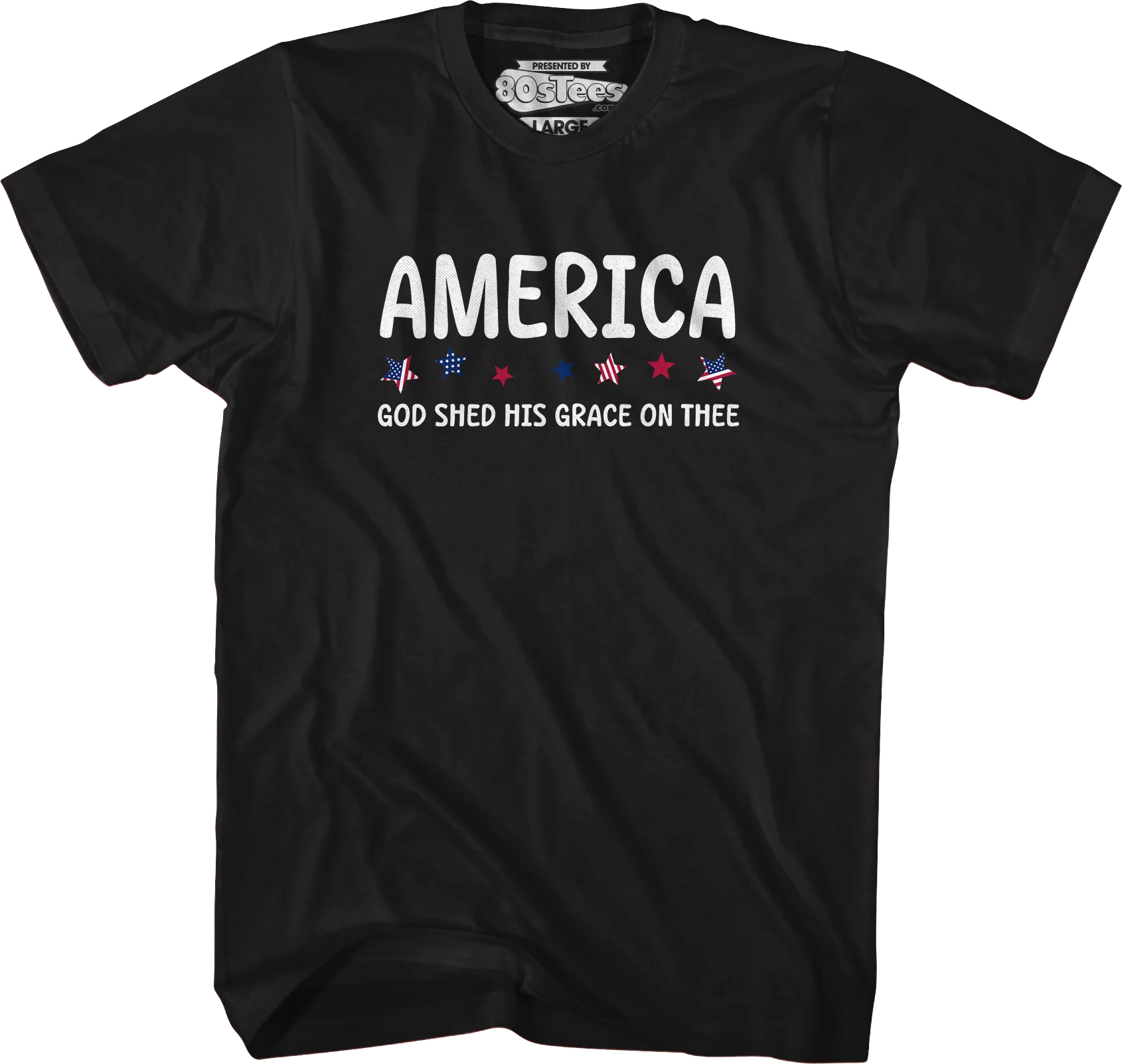 America God Shed His Grace On Thee T-Shirt