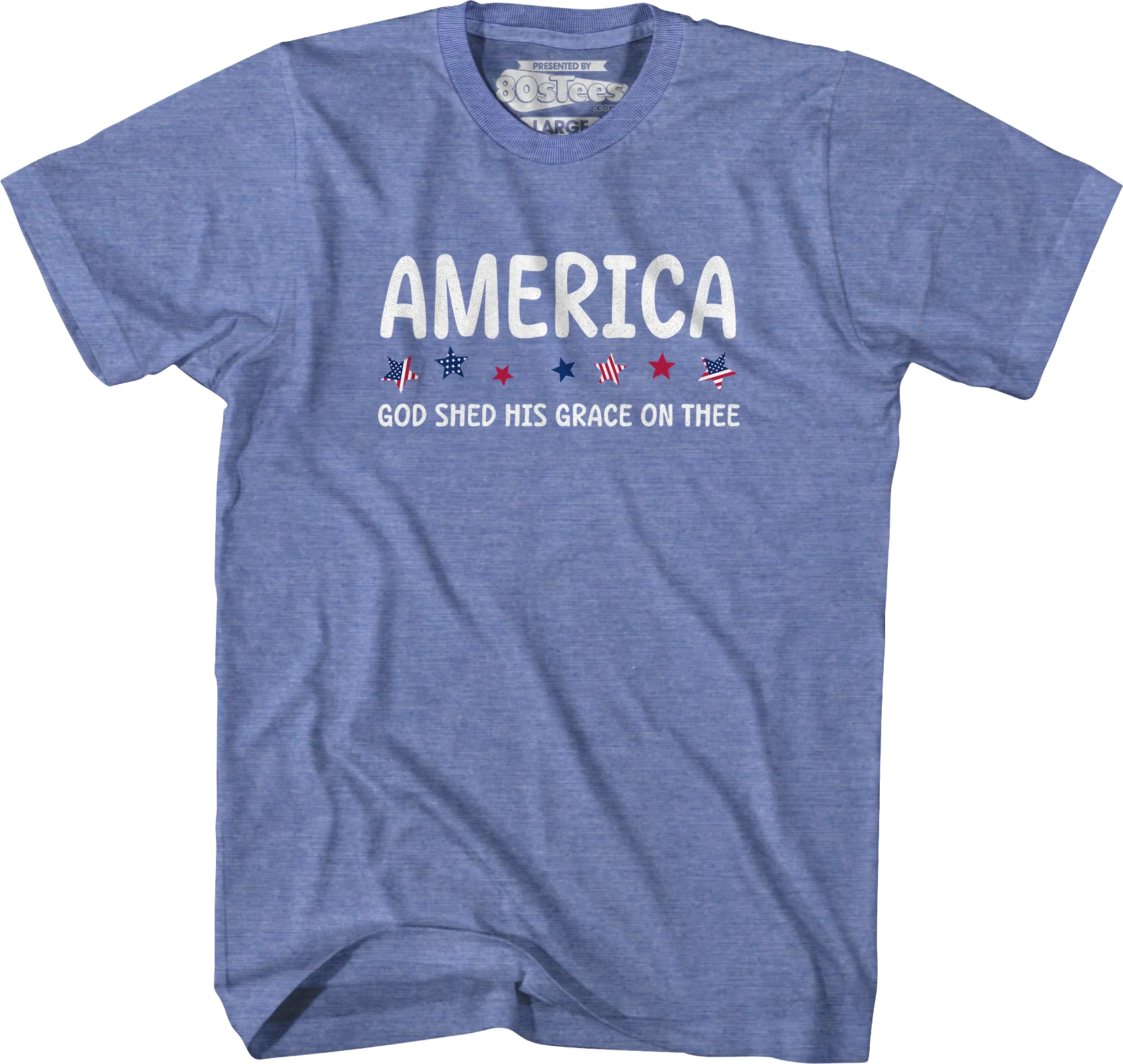 America God Shed His Grace On Thee T-Shirt - Image 5