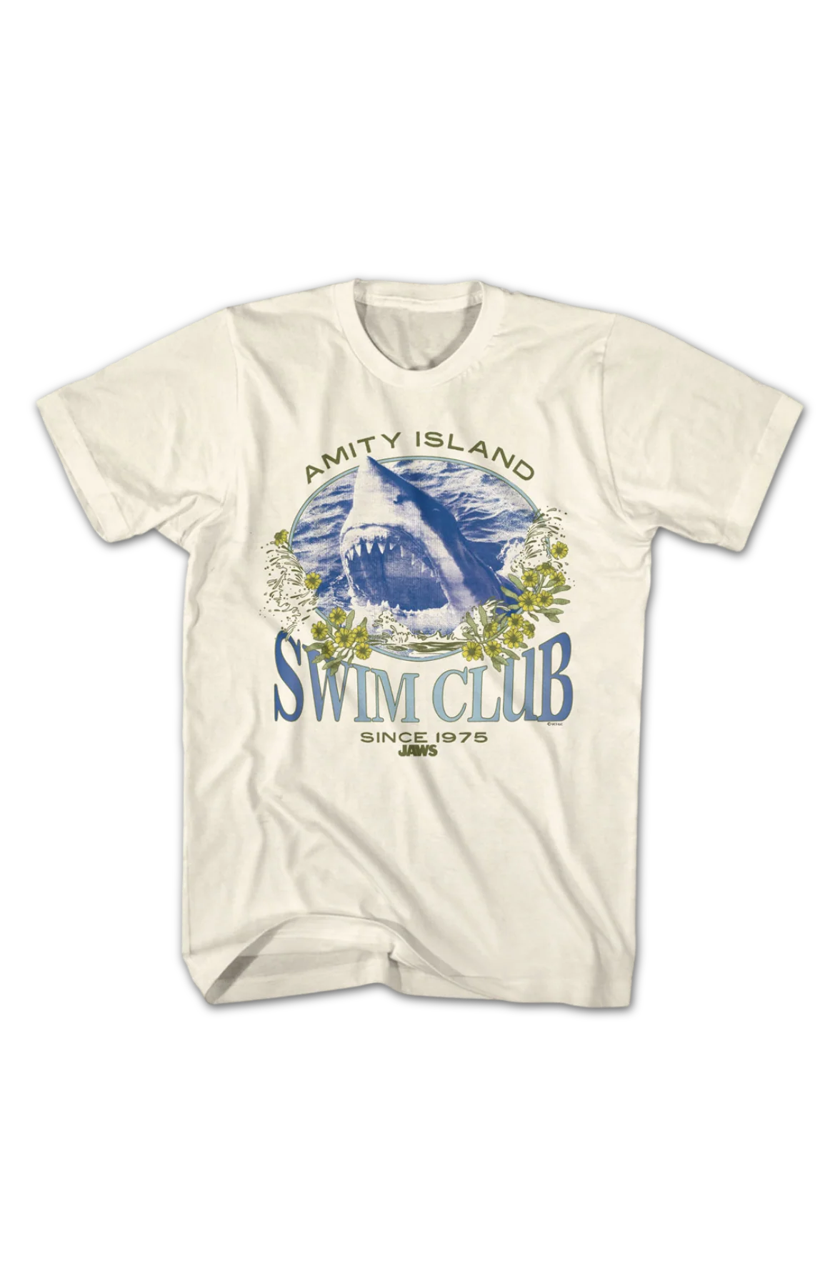 Amity Island Swim Club Since 1975 Jaws T-Shirt - Image 2