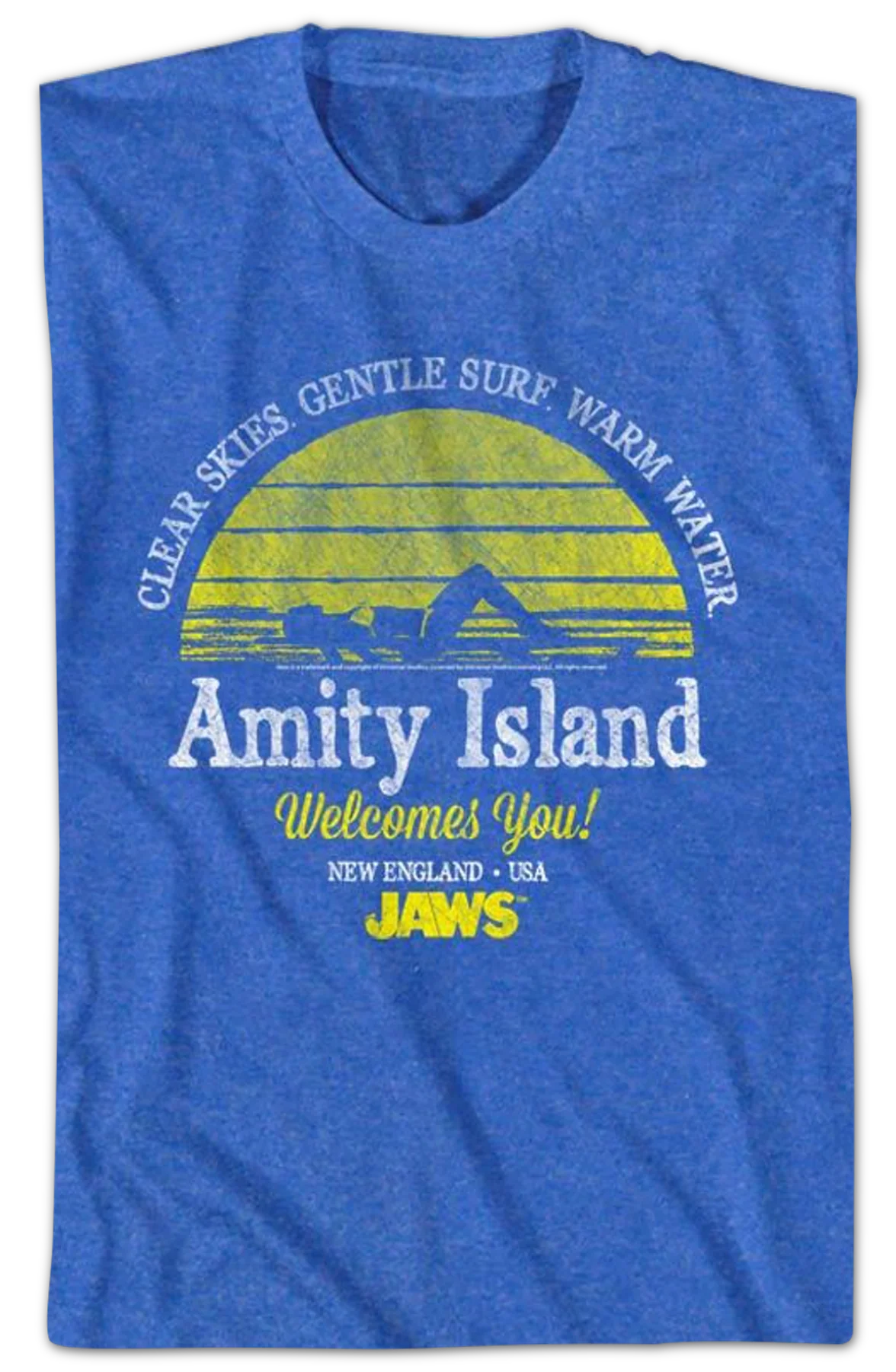Amity Island Welcomes You Jaws T-Shirt - Image 2