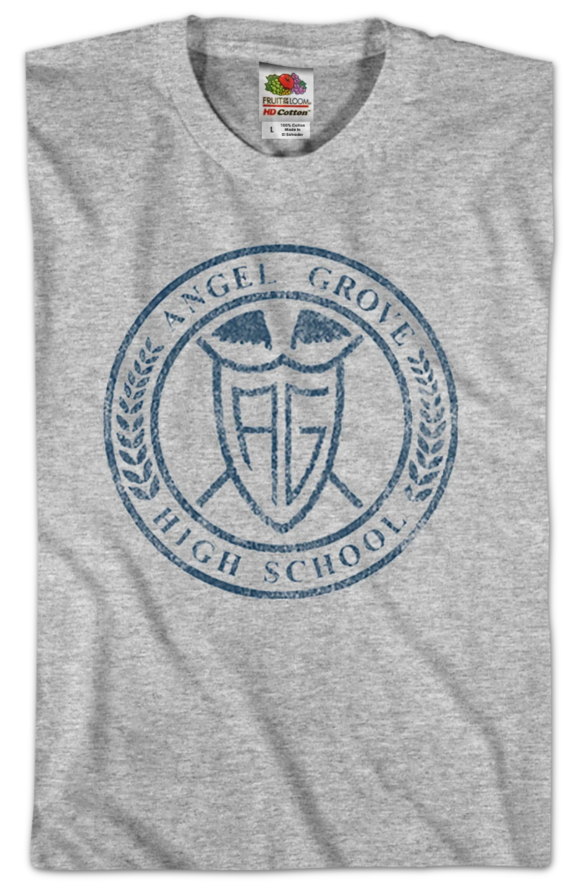 Angel Grove High School Mighty Morphin Power Rangers T-Shirt - Image 2