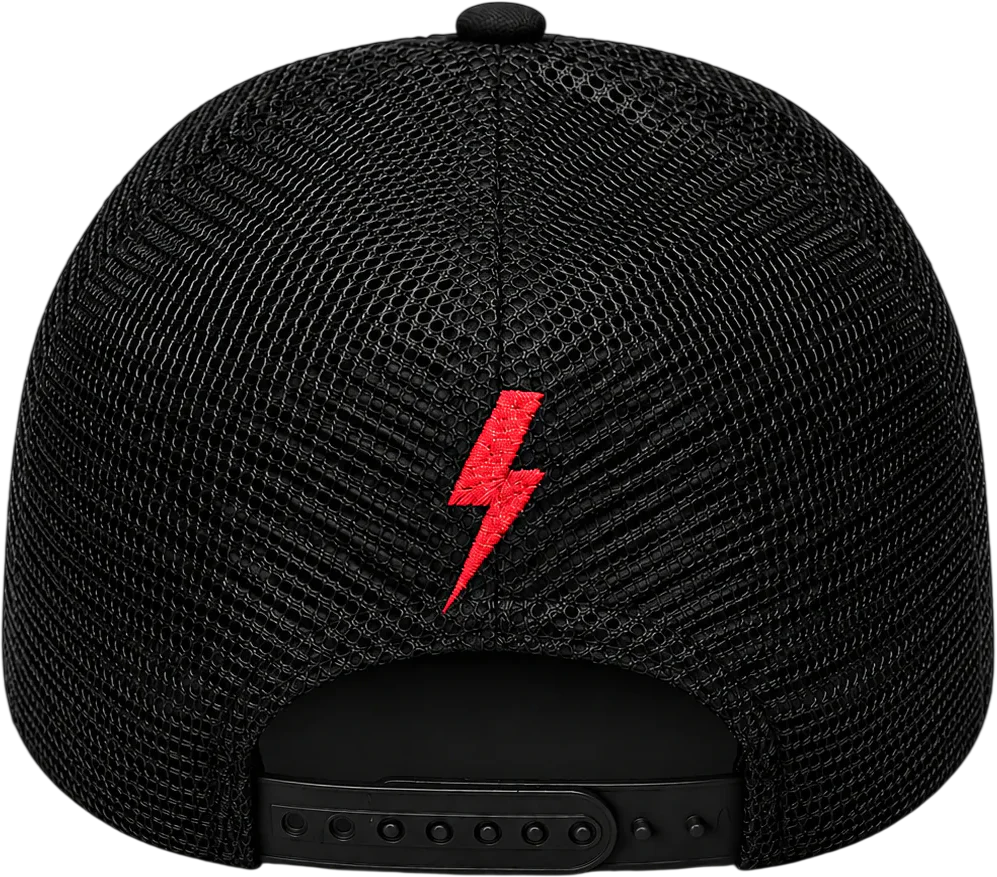 Angus Young Lightning Bolt ACDC Trucker Cap - Image 3