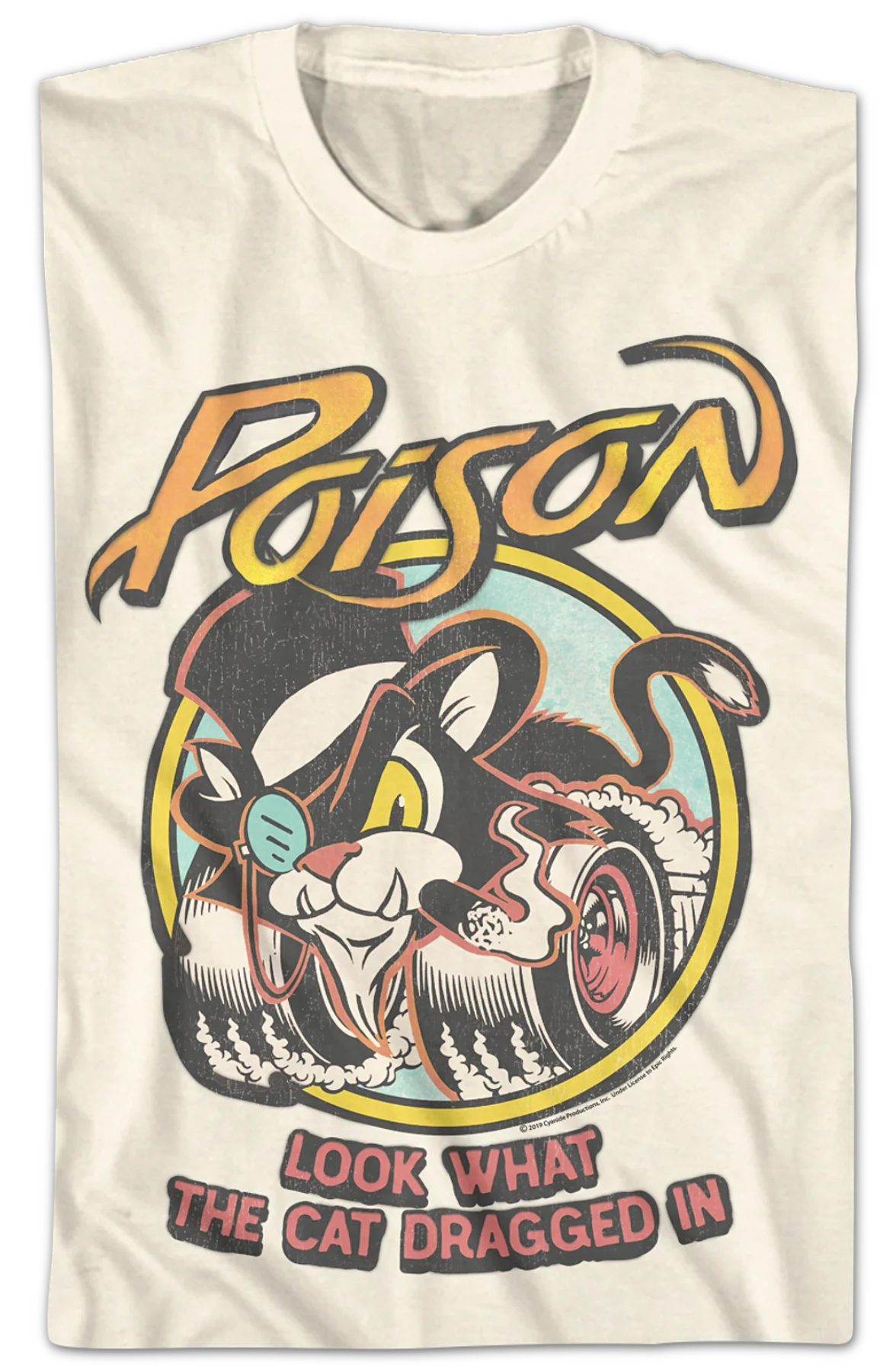 Animated Look What The Cat Dragged In Poison T-Shirt - Image 2