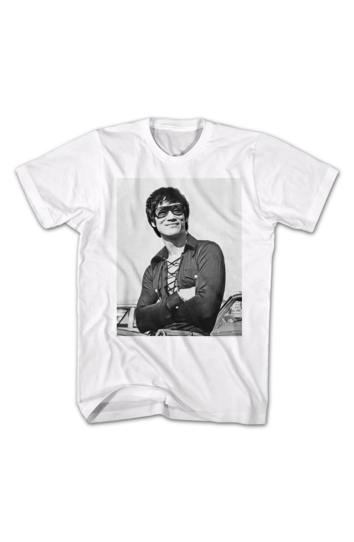 Arms Folded Stance Bruce Lee T-Shirt - Image 2