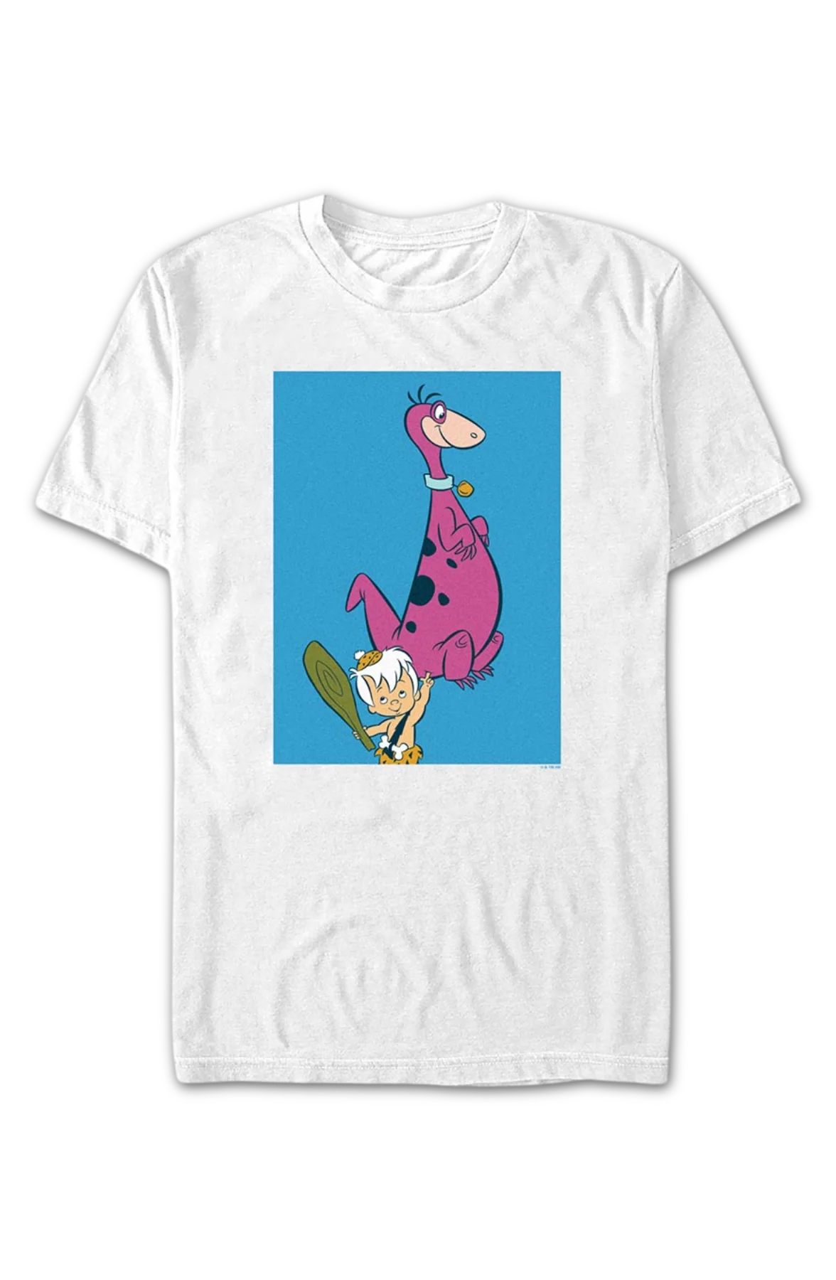 Bamm-Bamm Lifting Dino Flintstones T-Shirt - Image 2