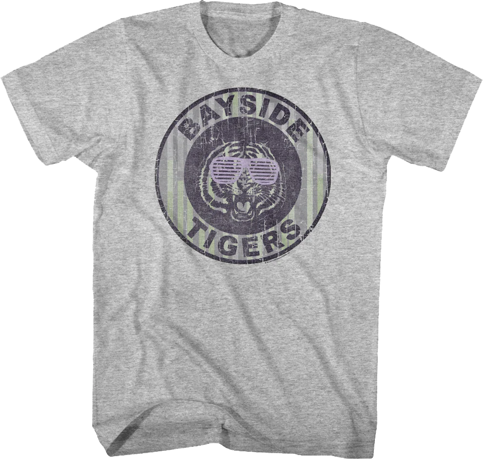 Bayside Tigers Shades Logo Saved By The Bell T-Shirt