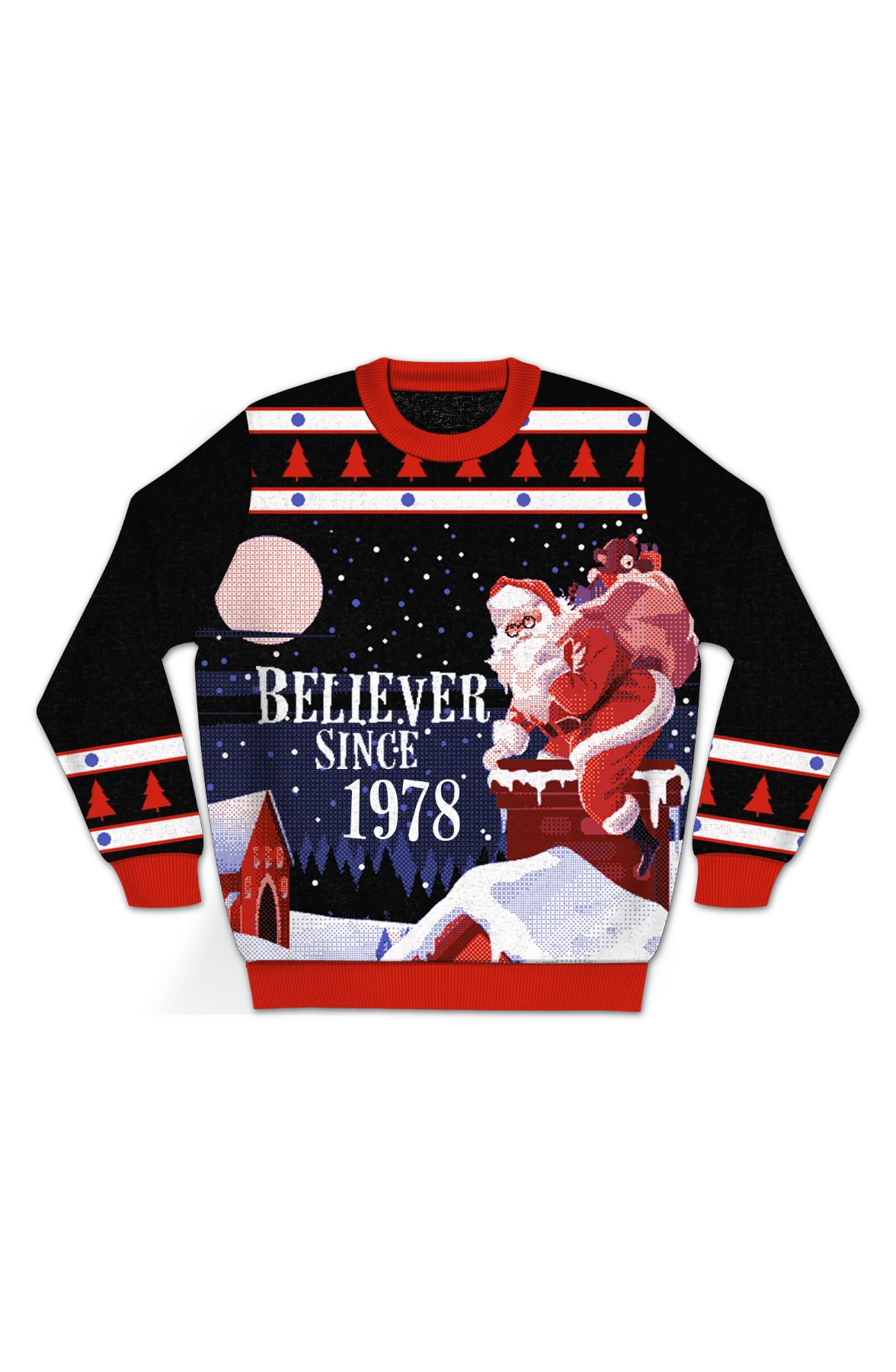 Believer Since 1978 Knitted Christmas Sweater - Image 2