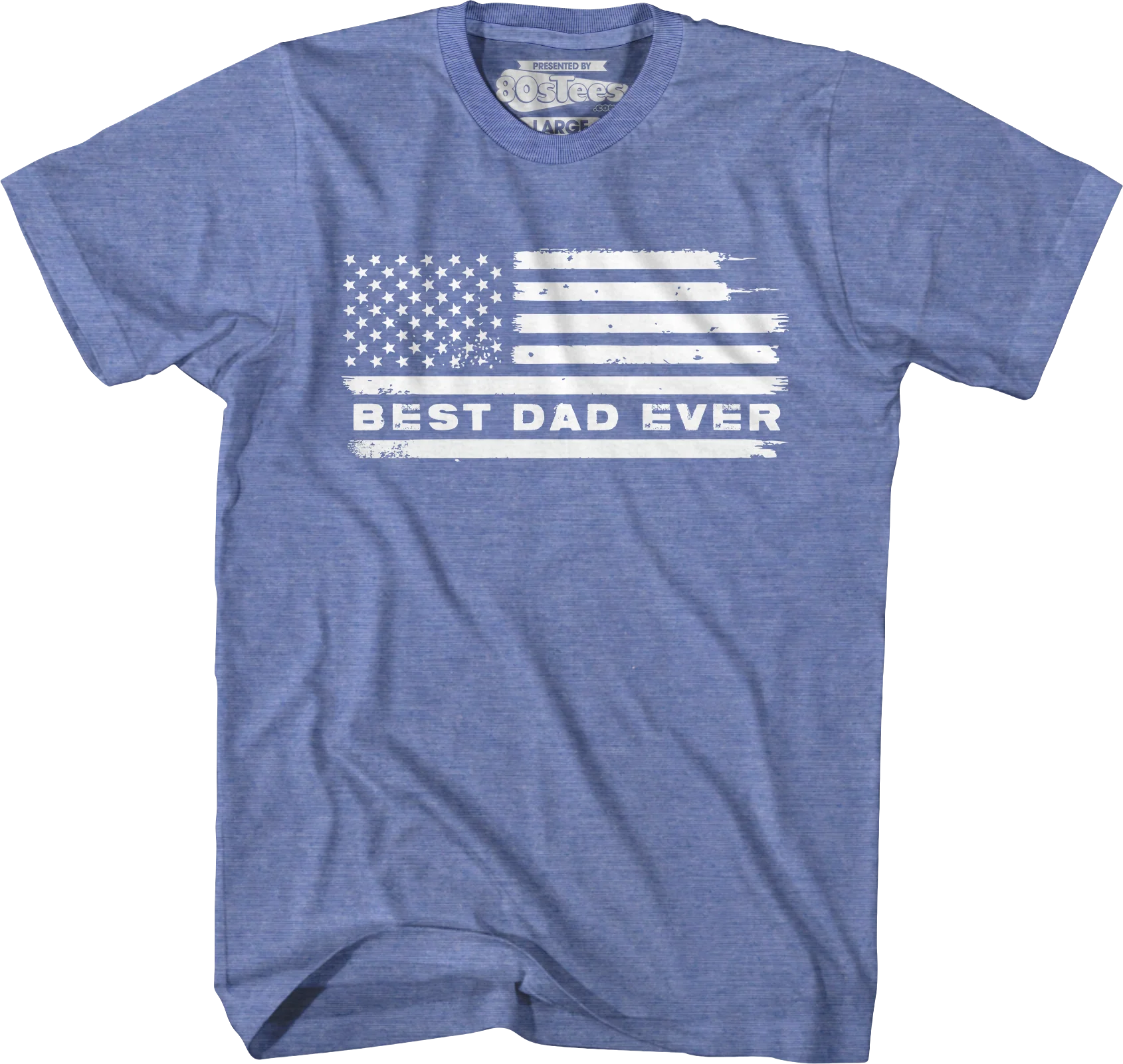 Best Dad Ever Flag T-Shirt - Image 3