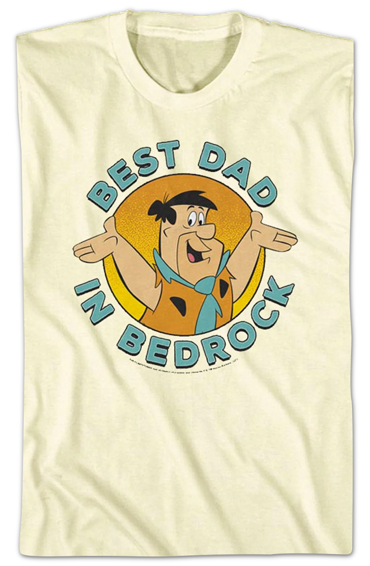 Best Dad In Bedrock Flintstones T-Shirt - Image 2