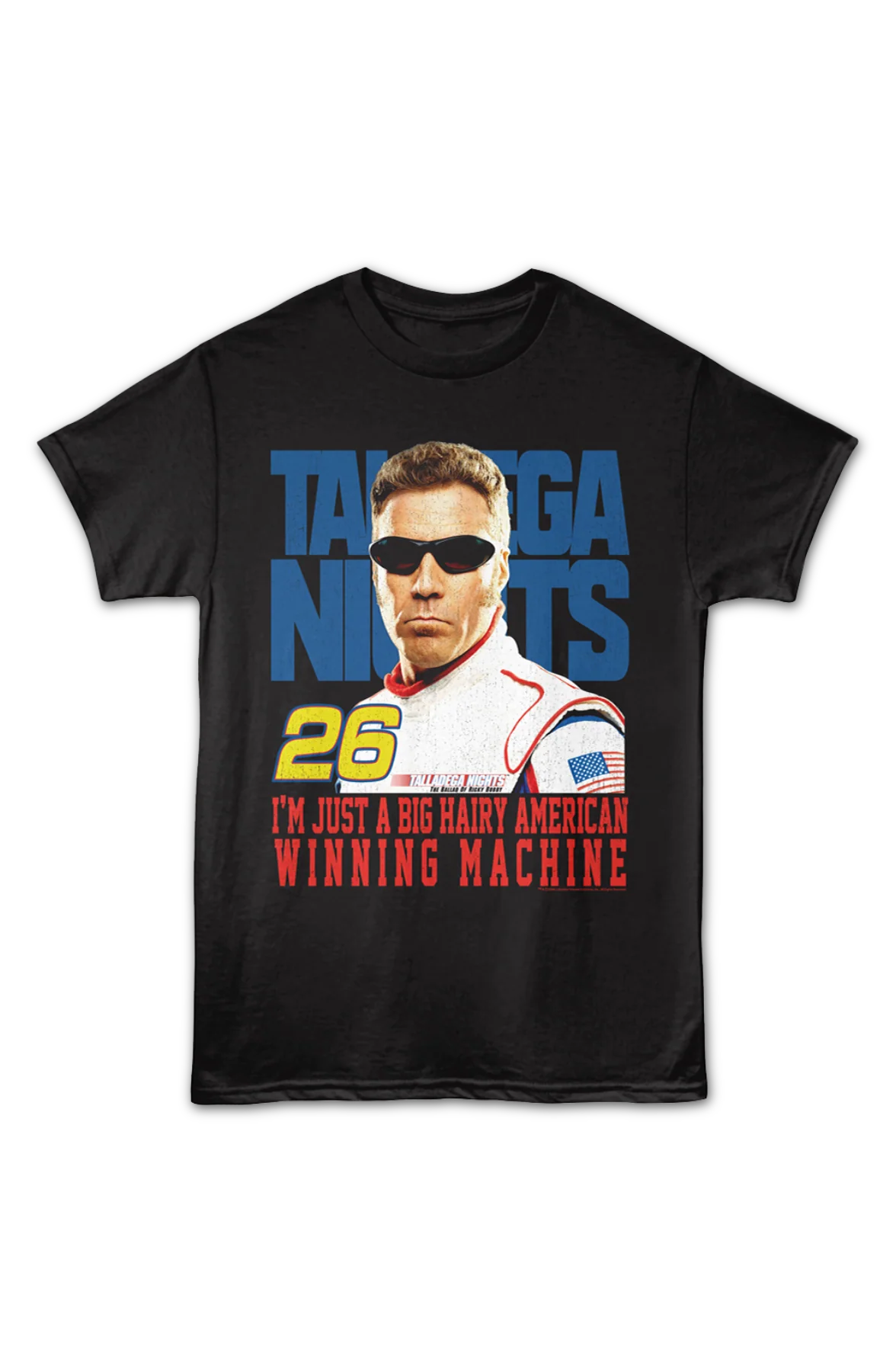 Big Hairy American Winning Machine Talladega Nights T-Shirt - Image 2