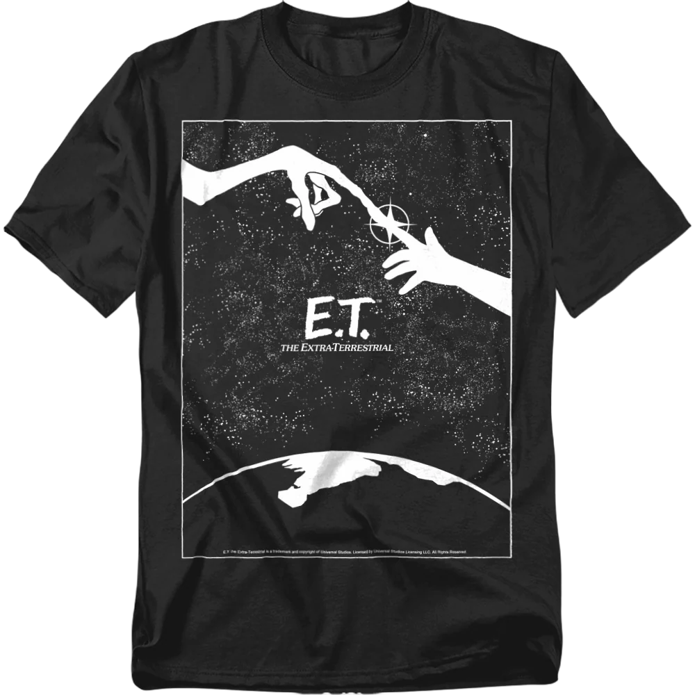 Black and White Movie Poster ET Shirt - Image 2