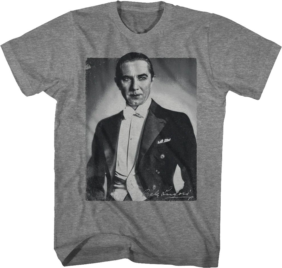 Black And White Photo Bela Lugosi T-Shirt