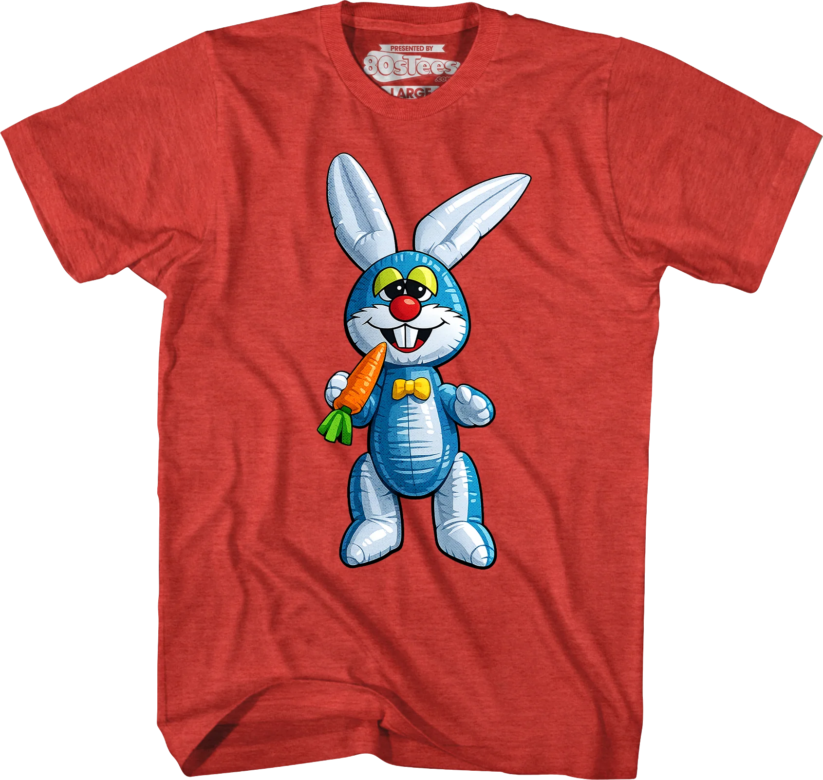 Blue Inflatable Easter Bunny T-Shirt - Image 5