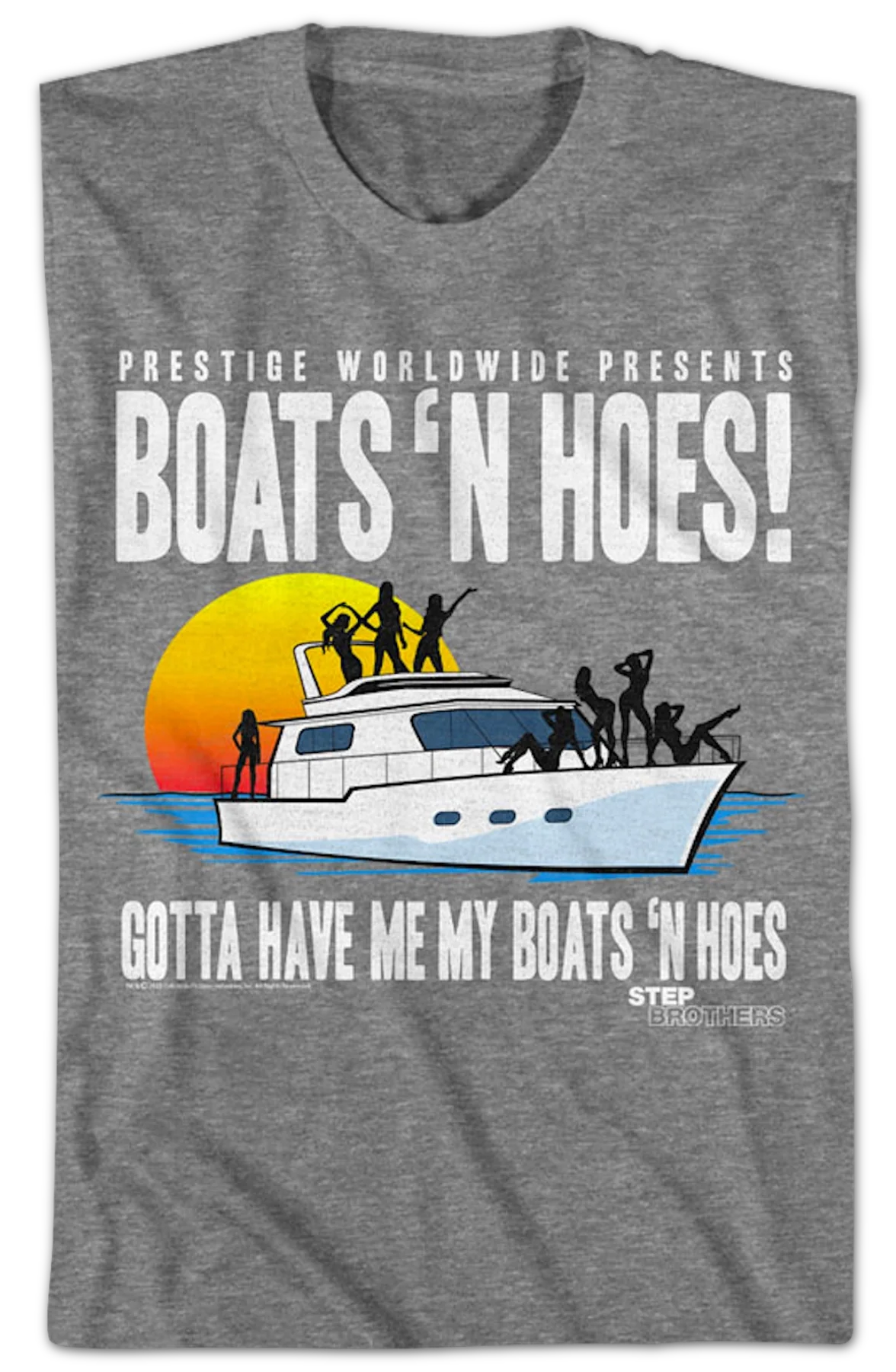 Boats 'N Hoes Step Brothers T-Shirt - Image 2