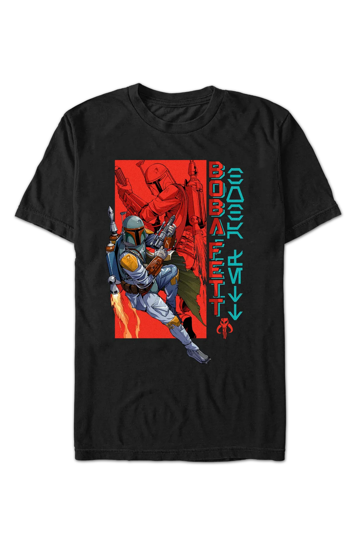 Boba Fett Collage Star Wars T-Shirt - Image 2