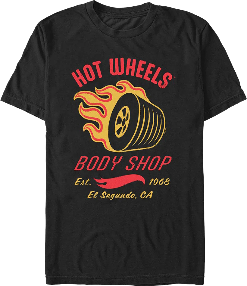 Body Shop Logo Hot Wheels T-Shirt