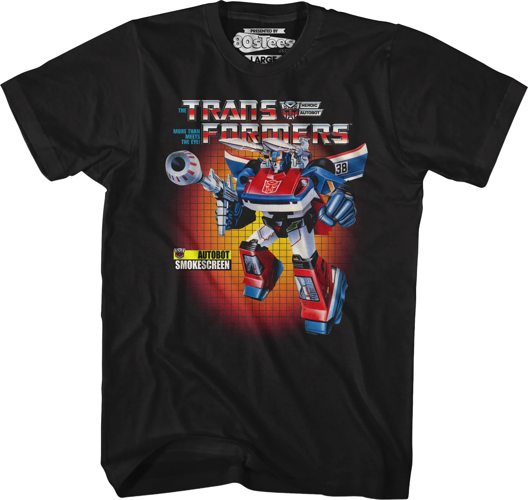 Box Art Smokescreen Transformers T-Shirt