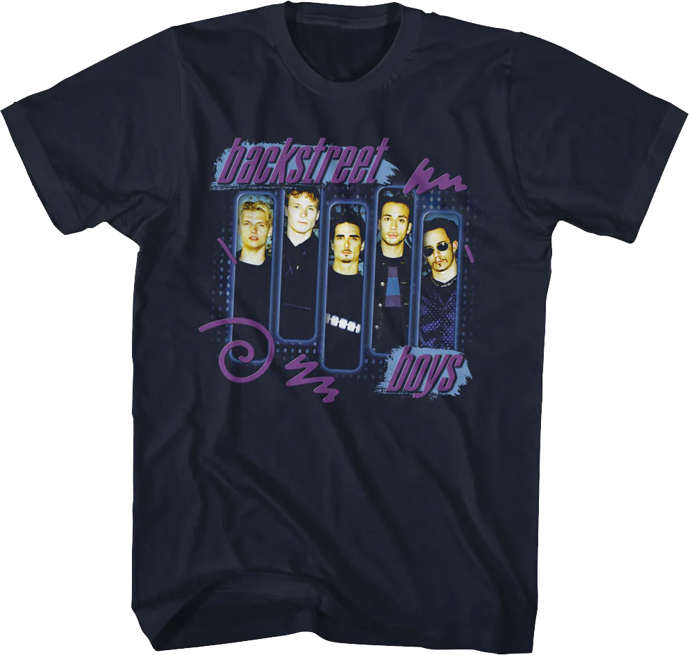 Boy Band Panels Backstreet Boys T-Shirt
