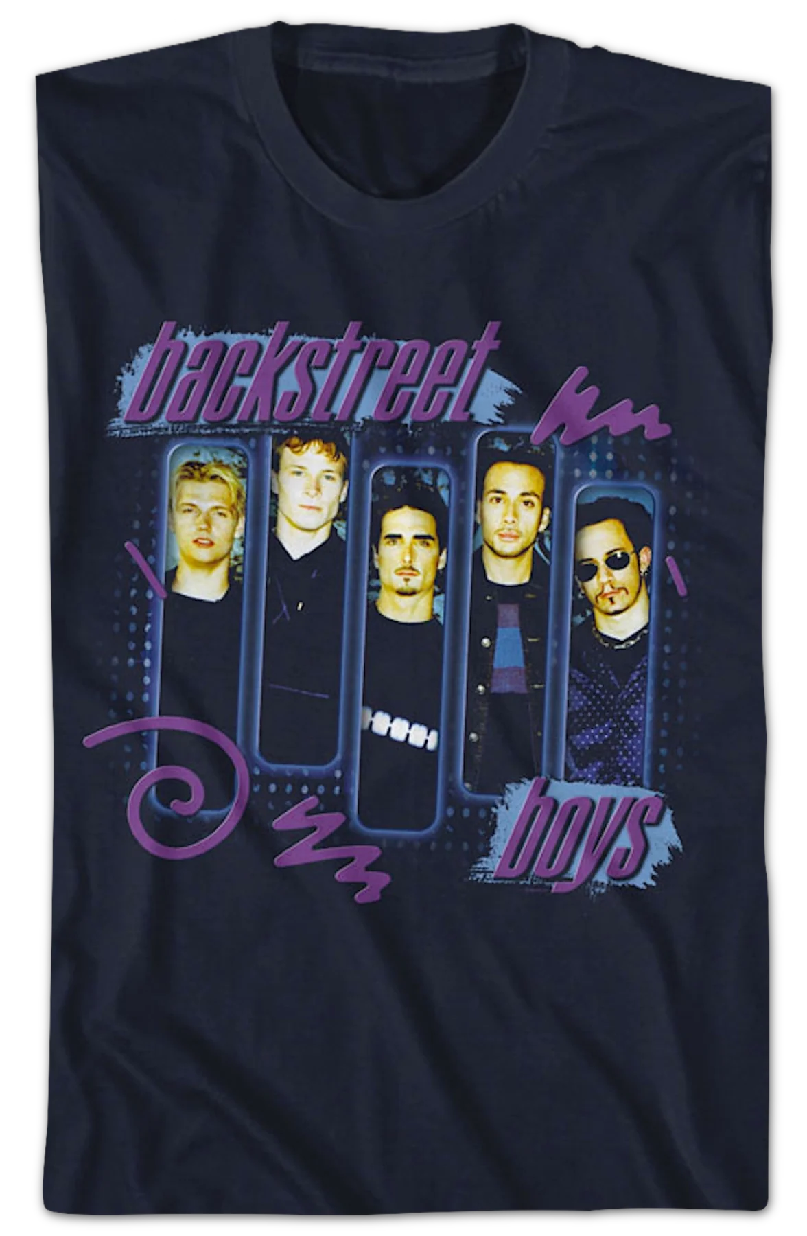 Boy Band Panels Backstreet Boys T-Shirt - Image 2