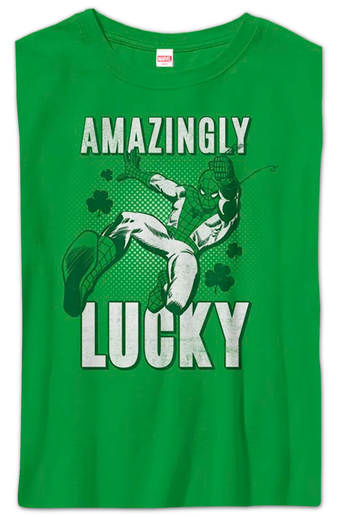 Boys Youth Amazingly Lucky Spider-Man Marvel Comics Shirt - Image 2