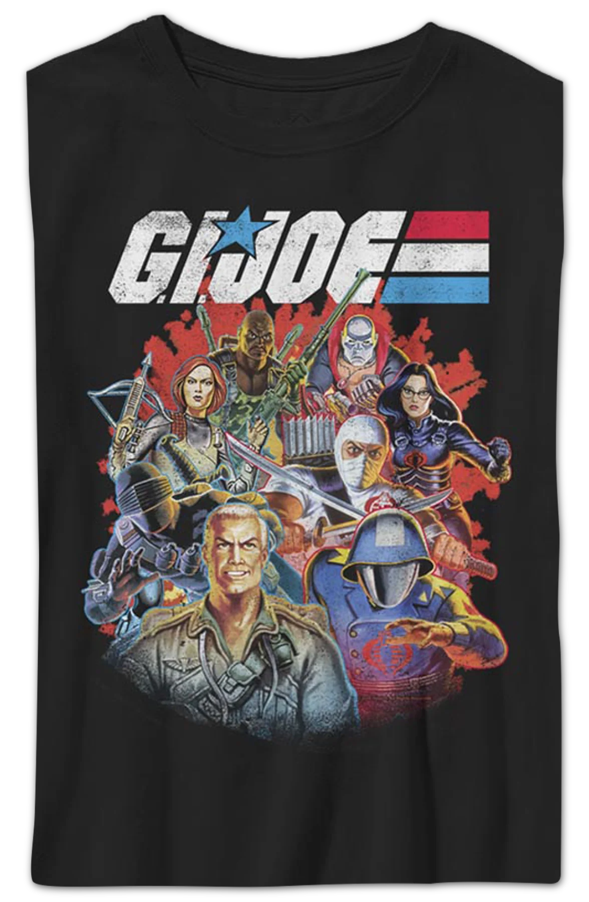 Boys Youth Characters Collage GI Joe Shirt - Image 2
