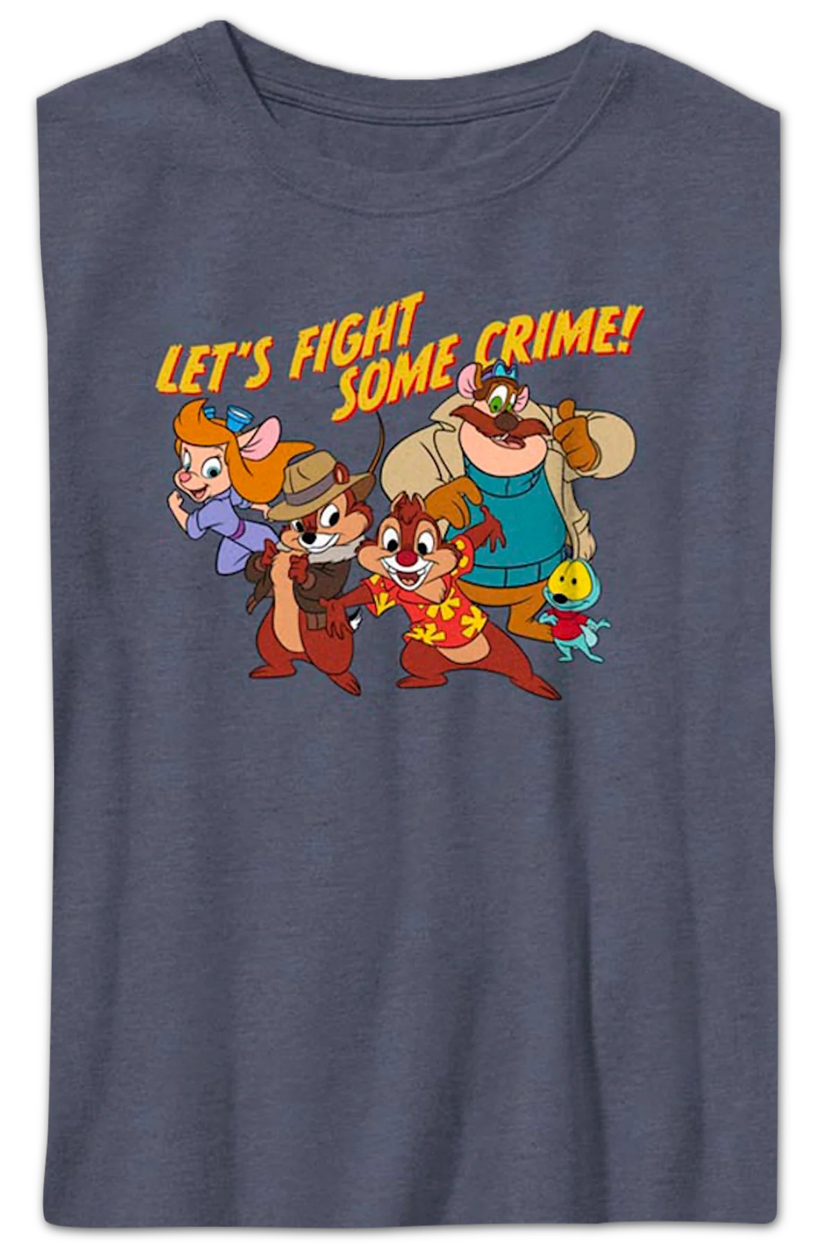 Boys Youth Let's Fight Some Crime Chip 'n Dale Rescue Rangers Shirt - Image 2