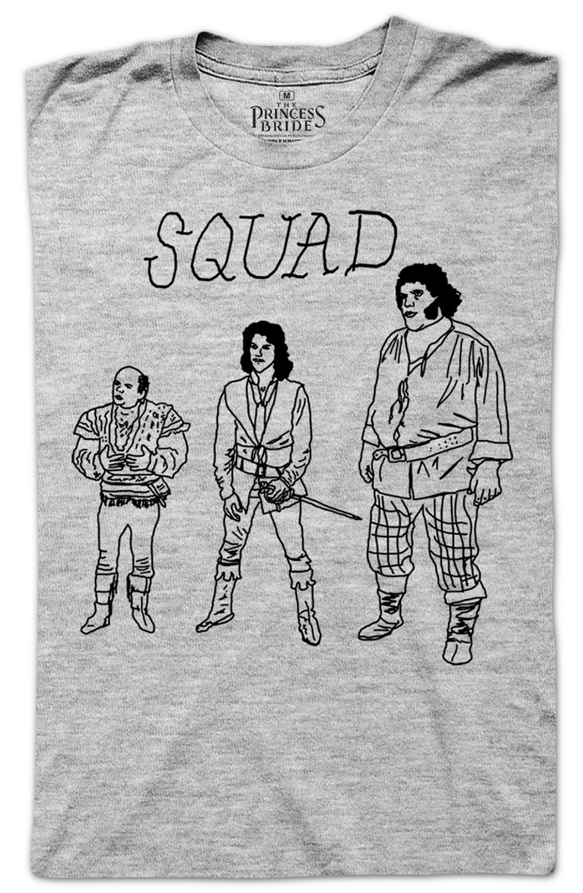 Brute Squad Sketch Princess Bride T-Shirt - Image 2