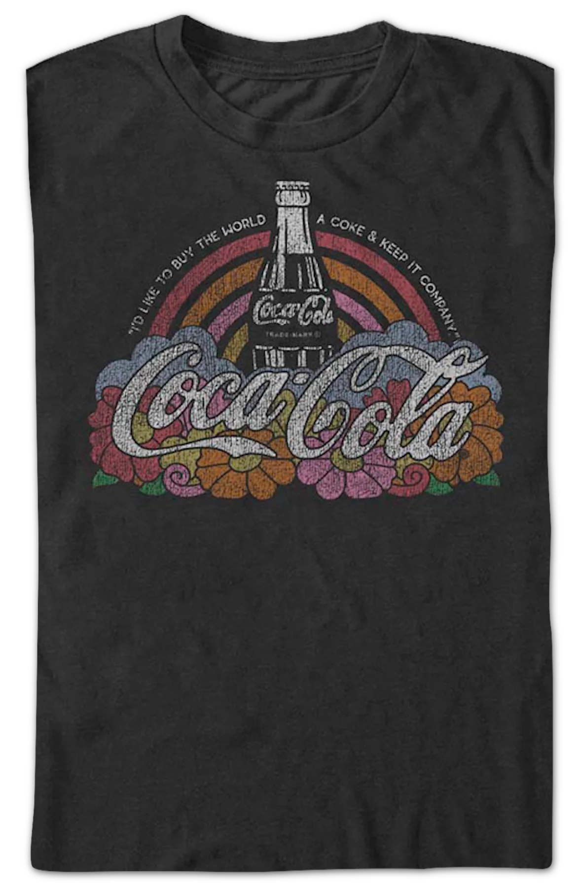 Buy The World A Coke Rainbow Coca-Cola T-Shirt - Image 2