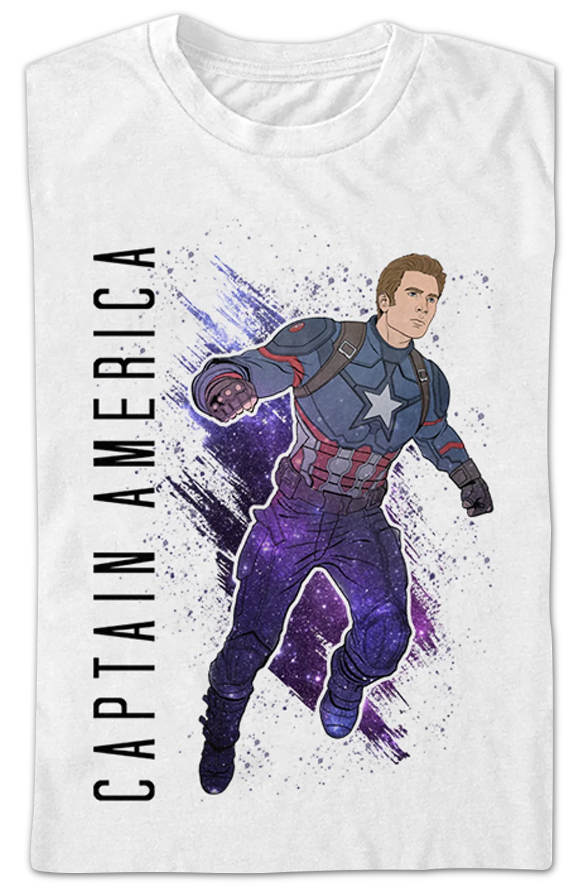 Captain America Painting Avengers Endgame T-Shirt - Image 2