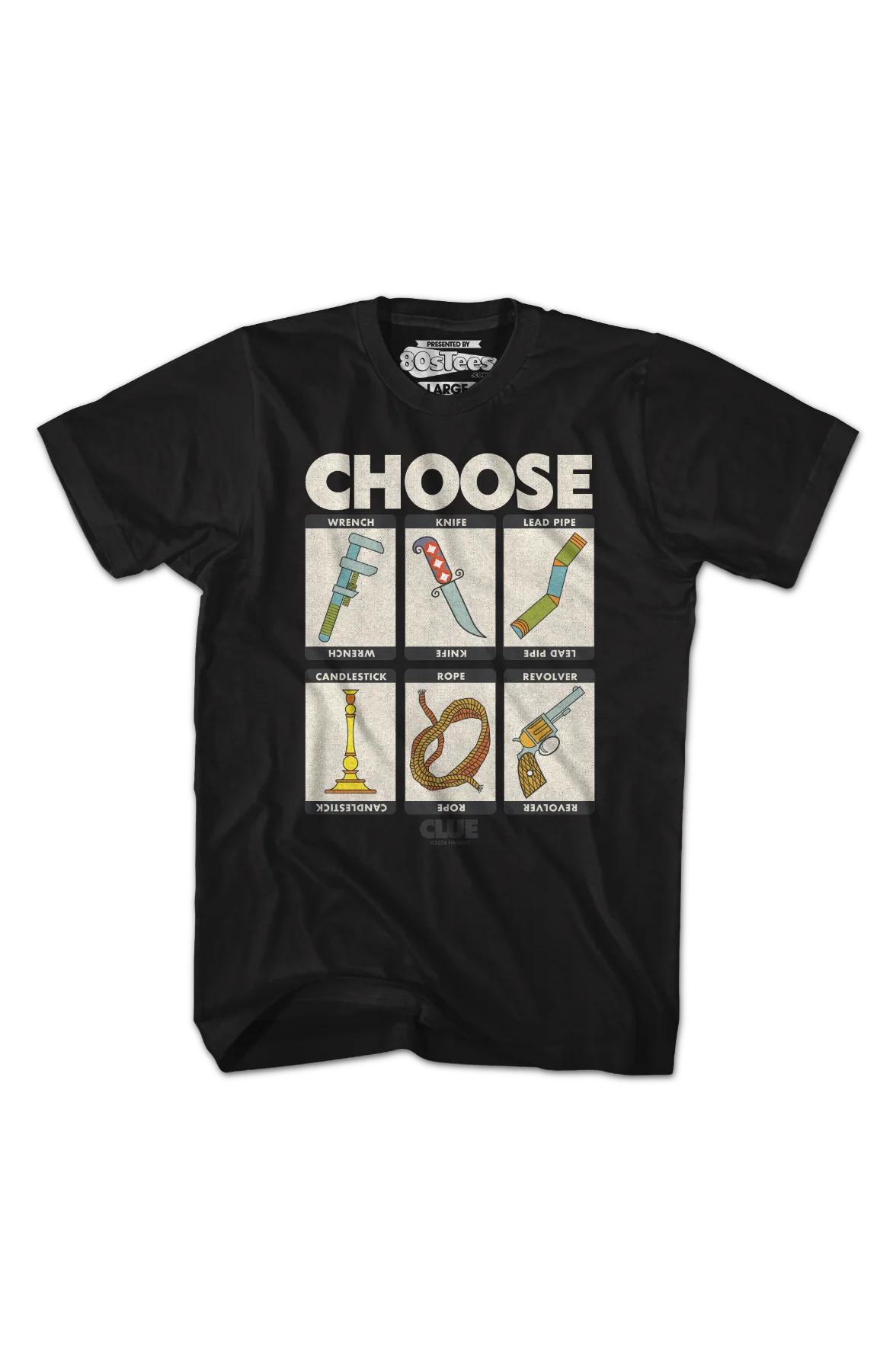 Choose Weapons Clue T-Shirt - Image 2