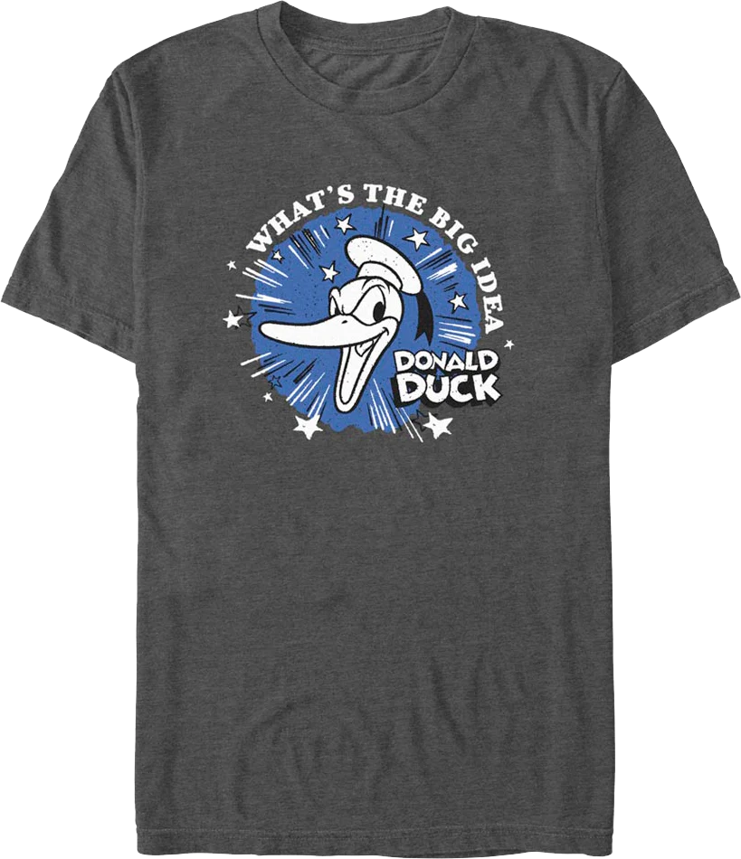Classic Donald Duck What's The Big Idea Disney T-Shirt