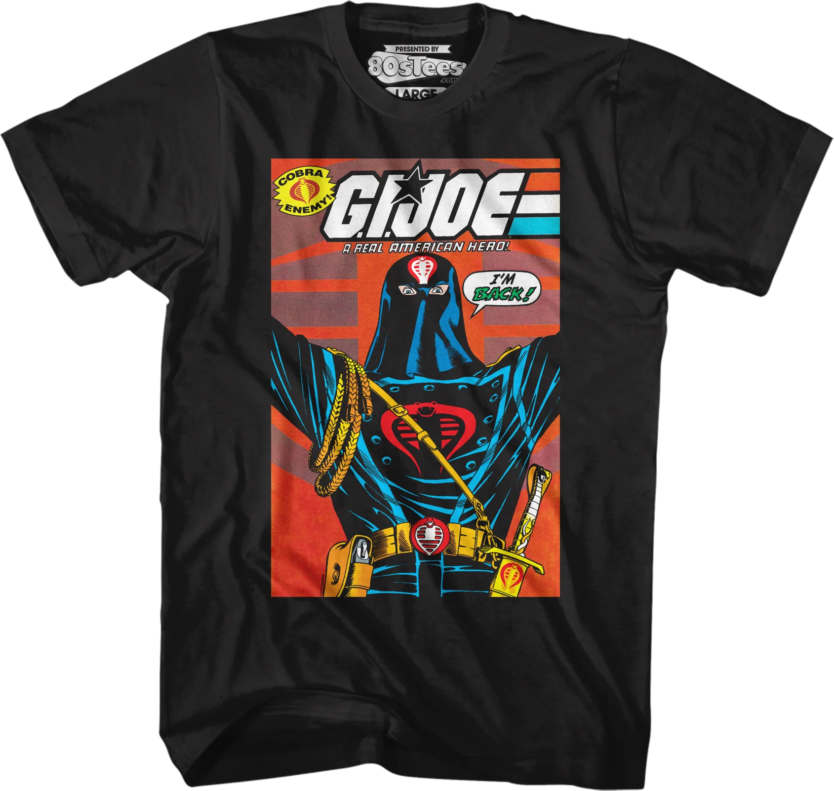 Cobra Commander Seeds Of Empire Cover GI Joe T-Shirt