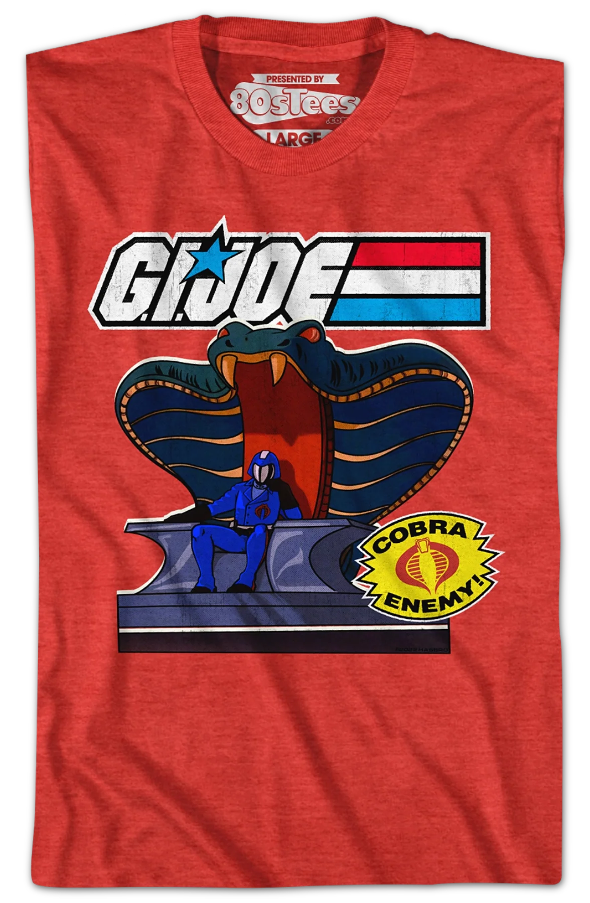 Cobra Commander Throne GI Joe T-Shirt - Image 2