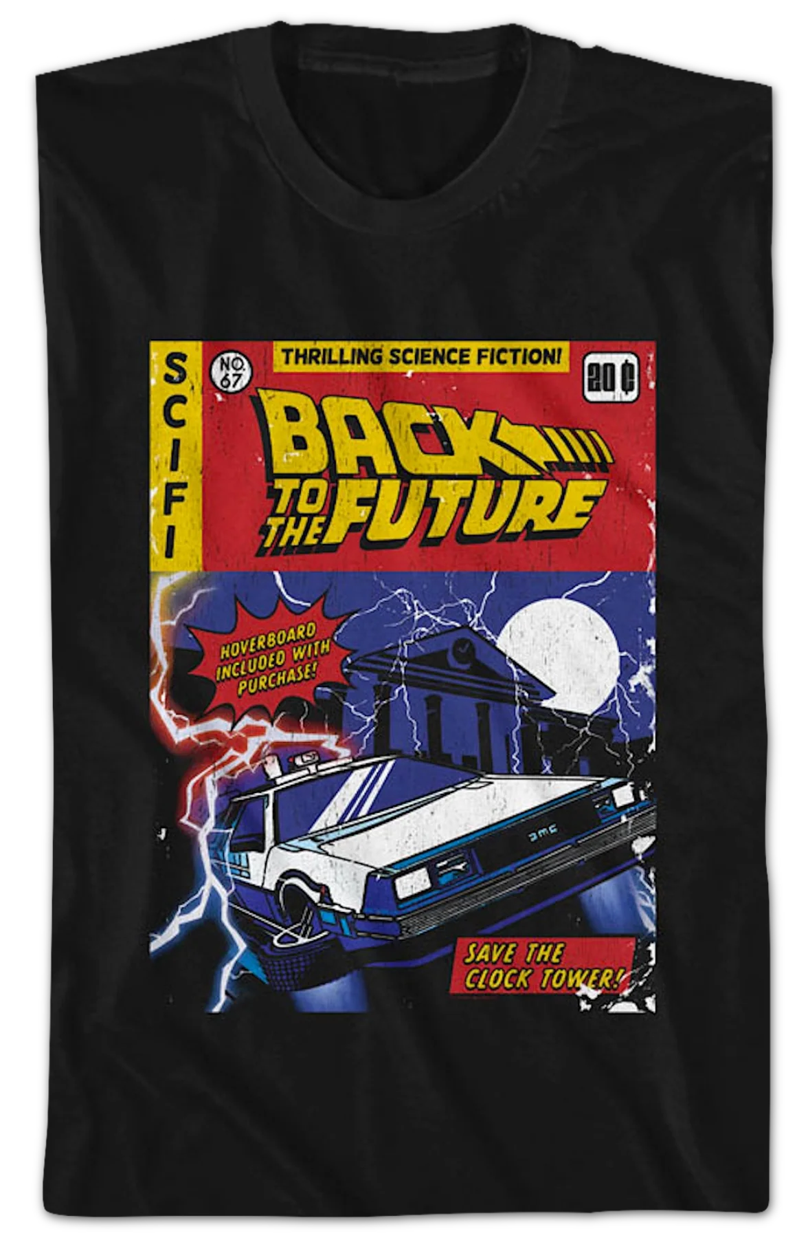 Comic Book Cover Back To The Future T-Shirt - Image 2