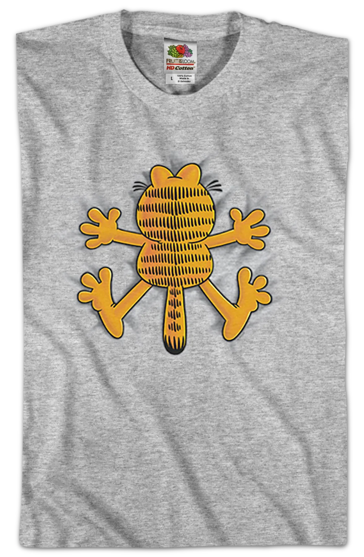 Crash Garfield T-Shirt - Image 2
