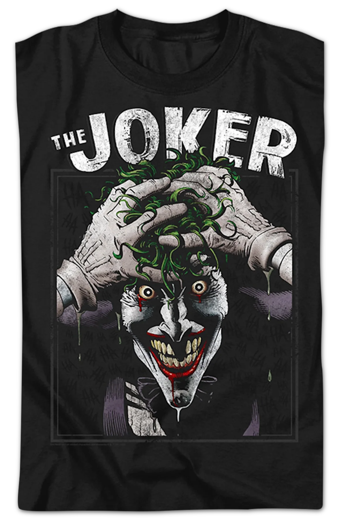 Crazed Joker DC Comics T-Shirt - Image 2