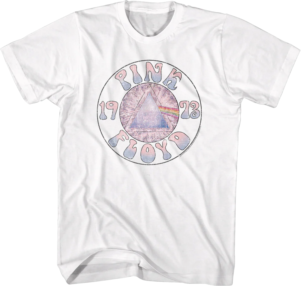 Dark Side of the Moon Prism Circle Pink Floyd T-Shirt