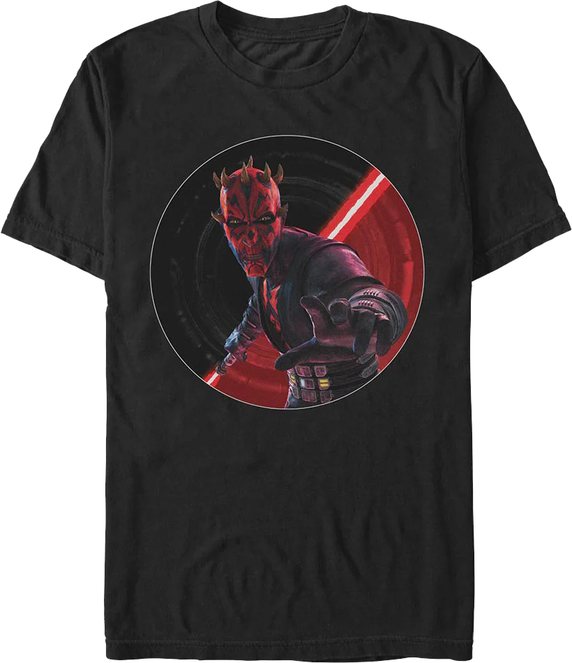 Darth Maul Circle Star Wars T-Shirt