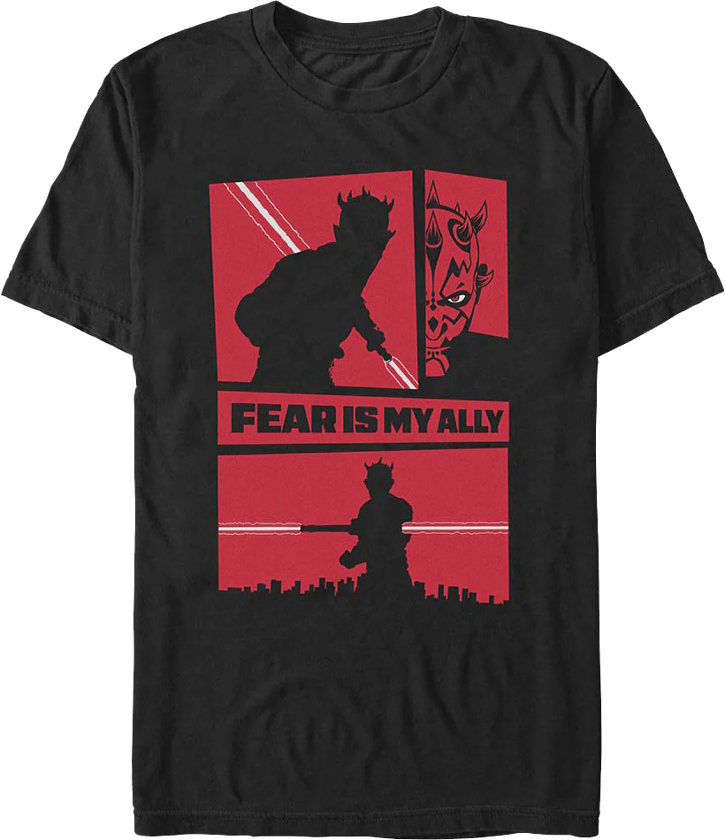 Darth Maul Fear Is My Ally Star Wars T-Shirt
