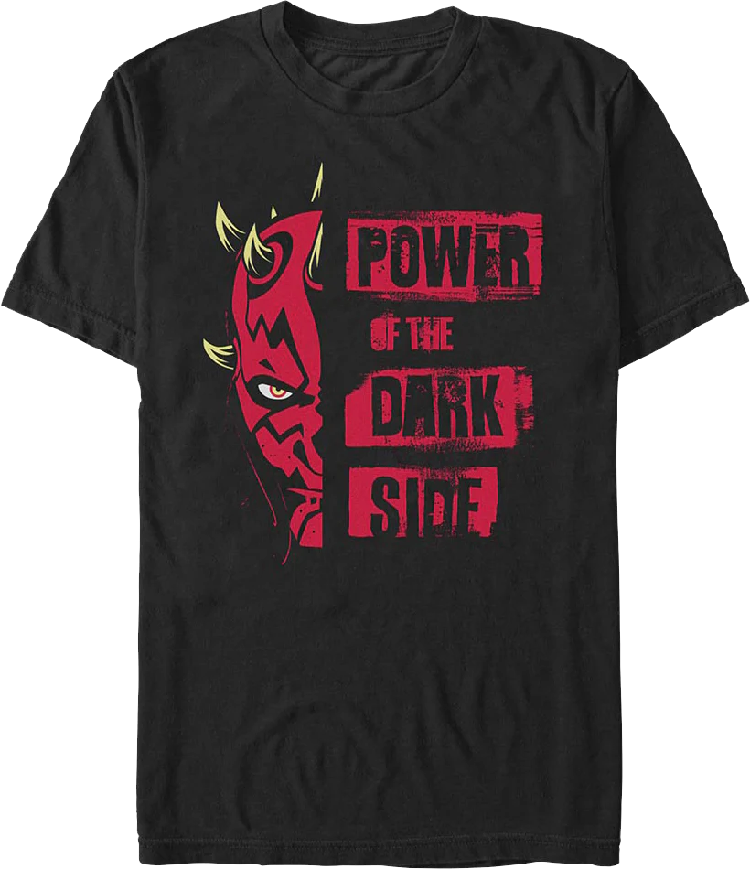 Darth Maul Power Of The Dark Side Star Wars T-Shirt