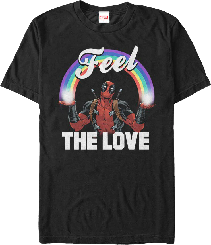 Deadpool Feel The Love Marvel Comics T-Shirt