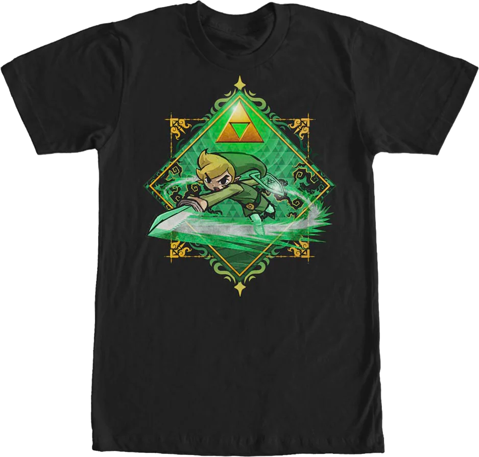 Diamond Master Sword Legend of Zelda Nintendo T-Shirt